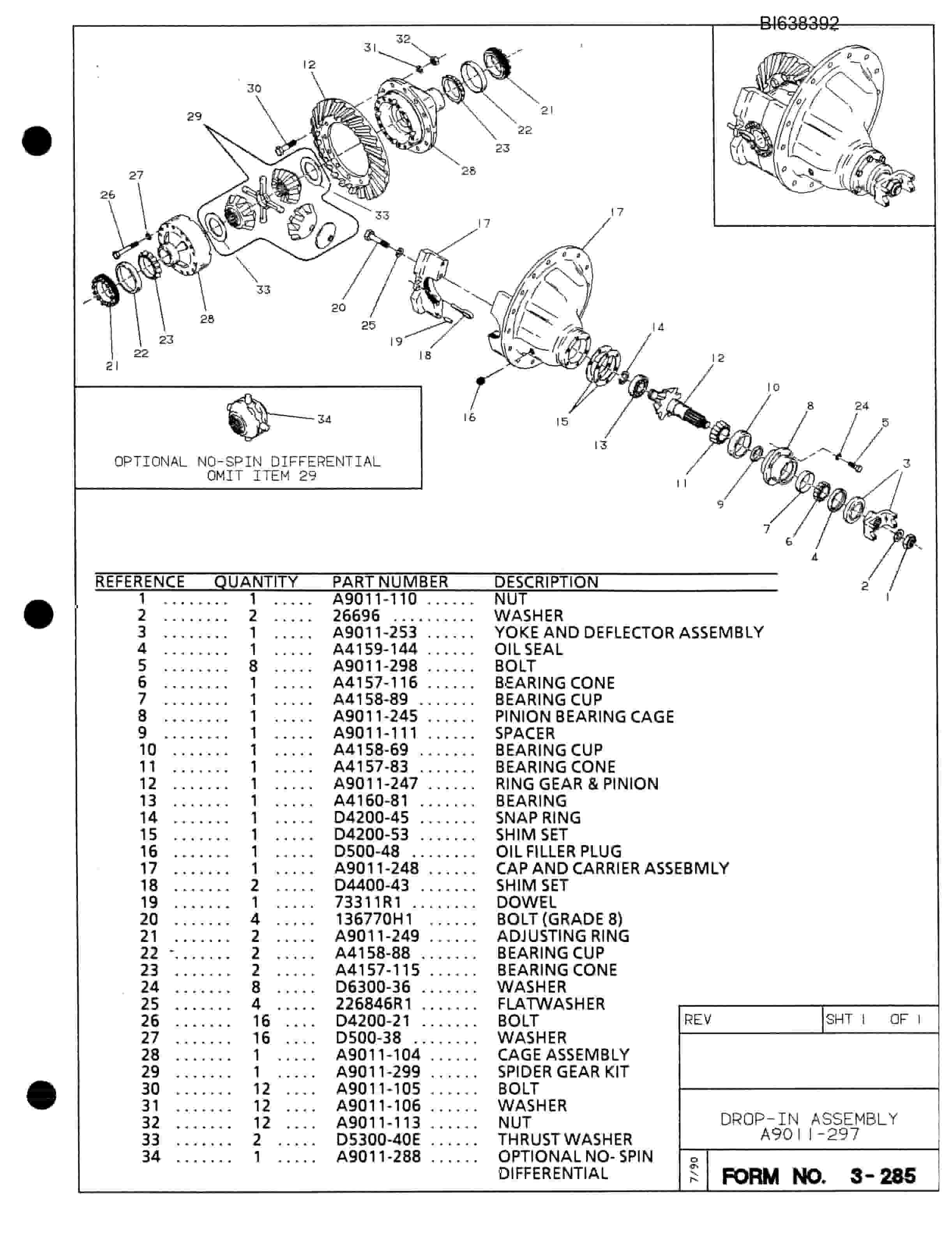 Caterpillar 488 Parts Manual BI638392-5