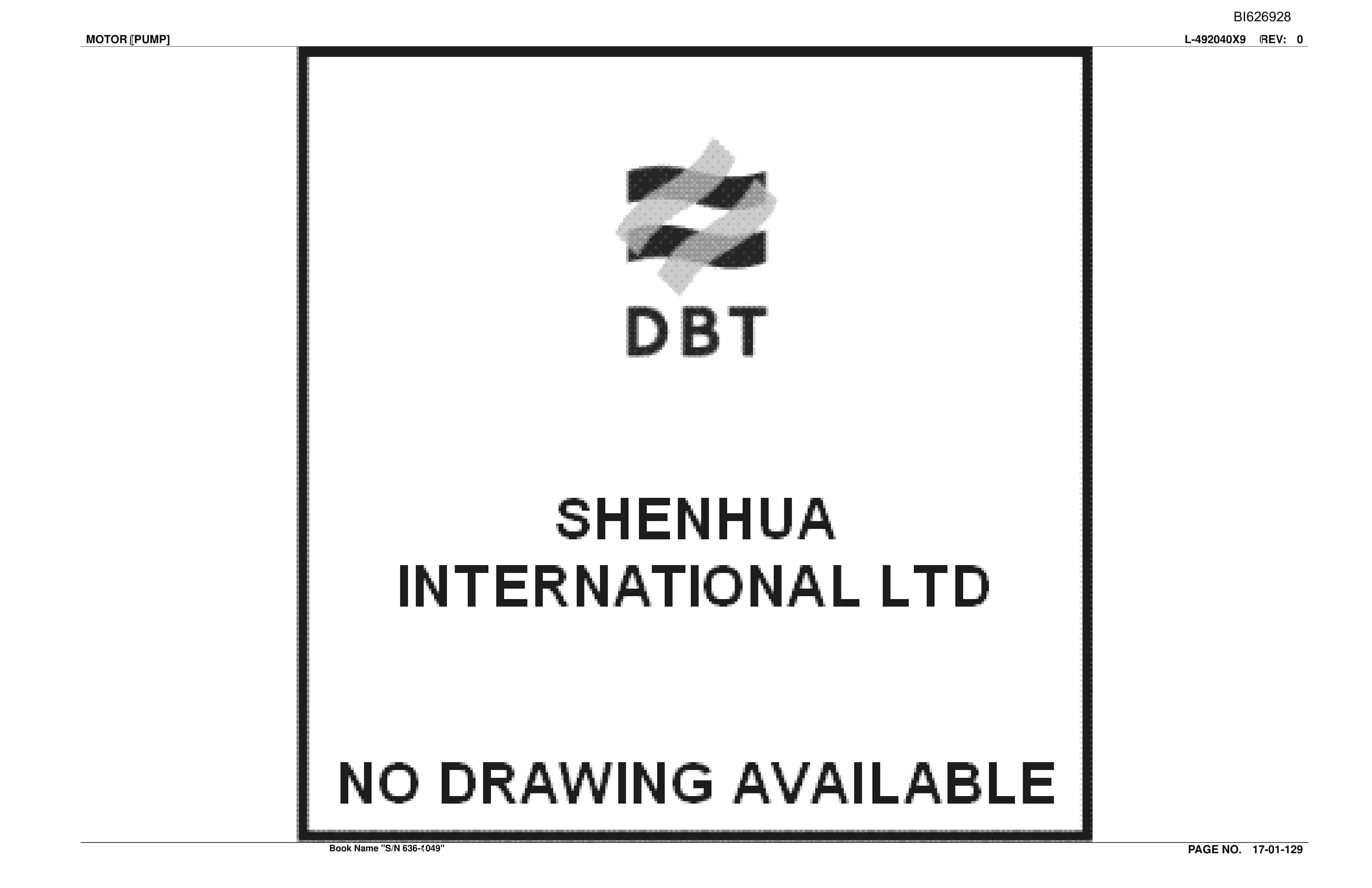 Caterpillar 49069 Shenhua International Parts Manual BI626928-2