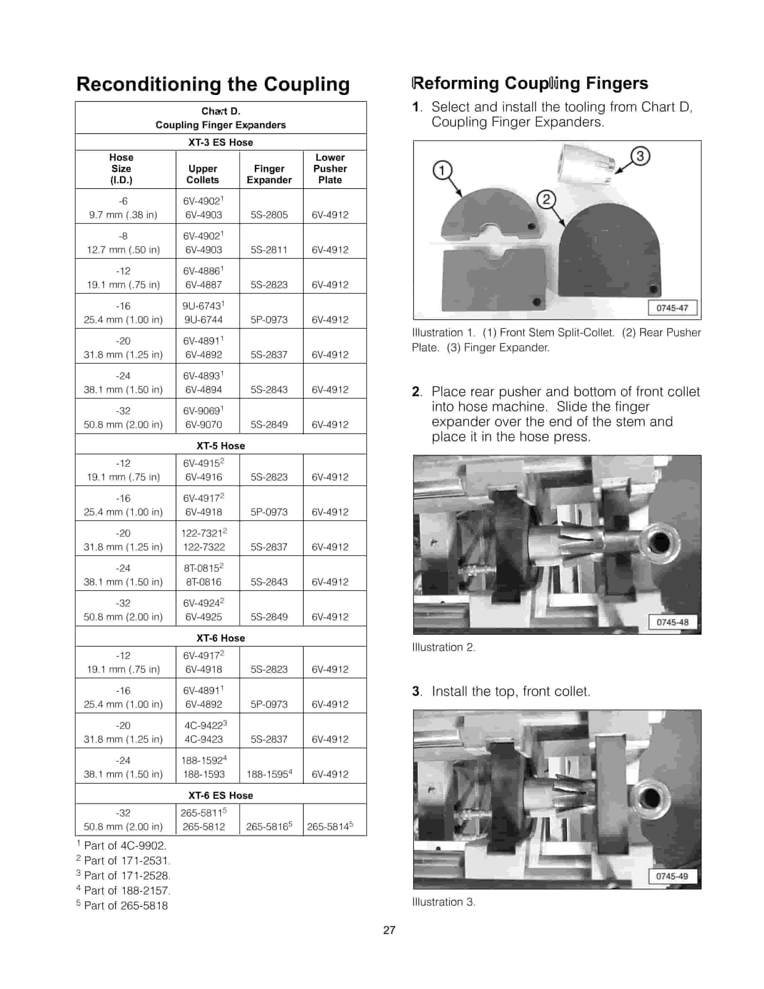 Caterpillar 4C-9900, 150-2568, 173-9805 Hydraulic Hose Machine Tool Operating Manual NEHS0745-03 3 Caterpillar 4C-9900, 150-2568, 173-9805 Hydraulic Hose Machine Tool Operating Manual NEHS0745-03-3
