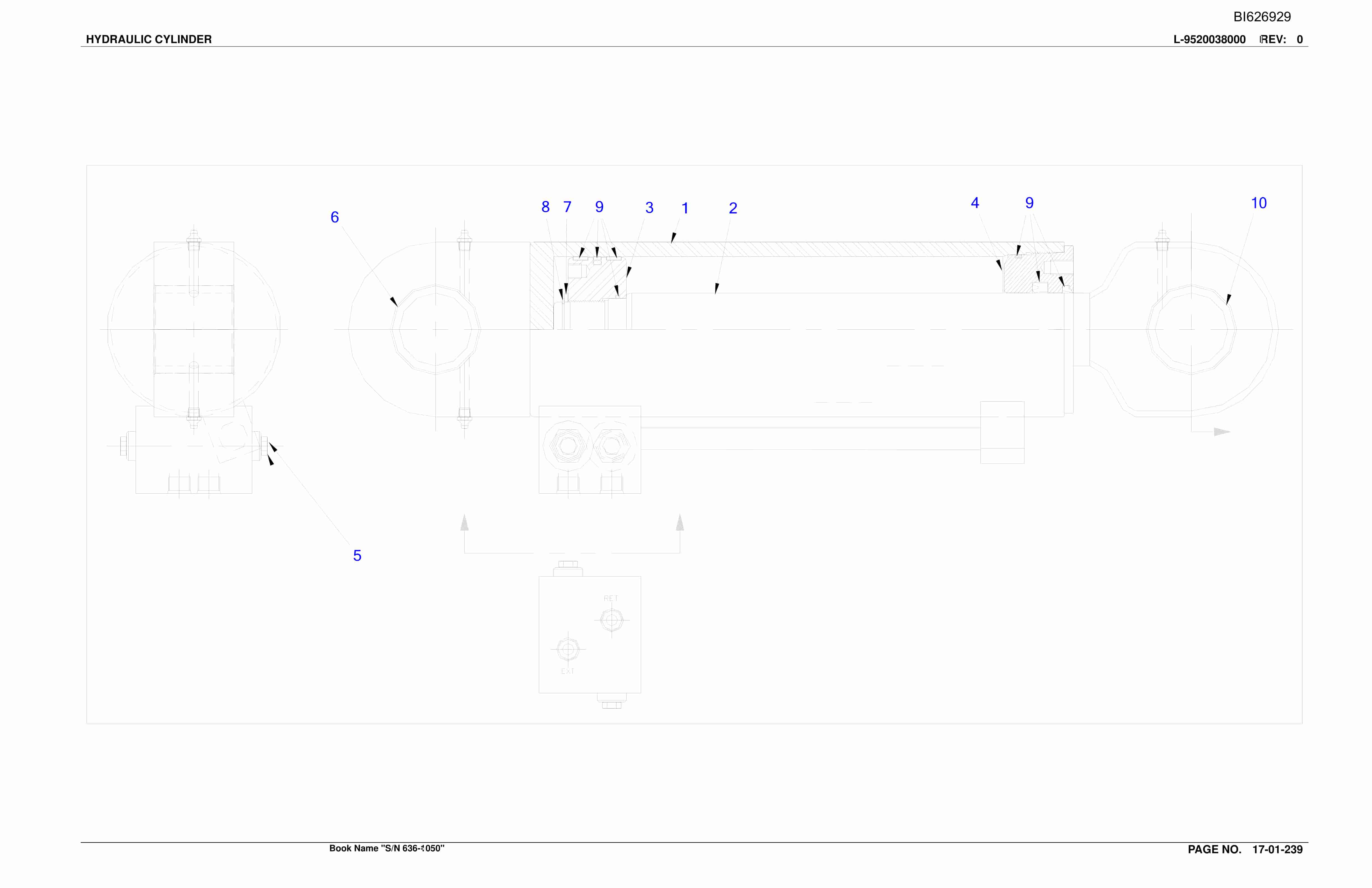Caterpillar 52270 Gibson County Coal Parts Manual BI626929-5