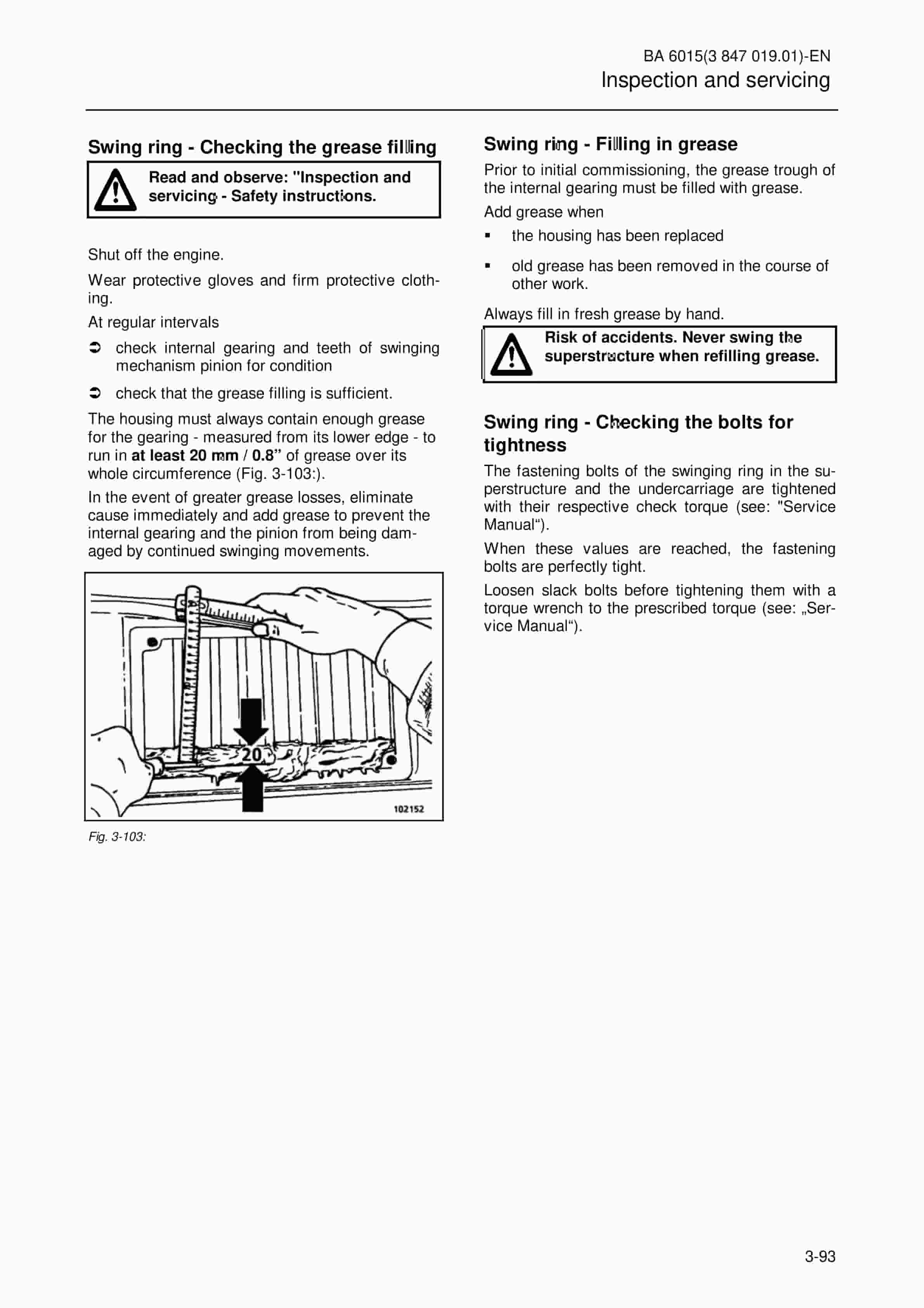 Caterpillar 6015, 6015FS Hydraulic Shovel Operation And Maintenance Manual 3847019.01-4