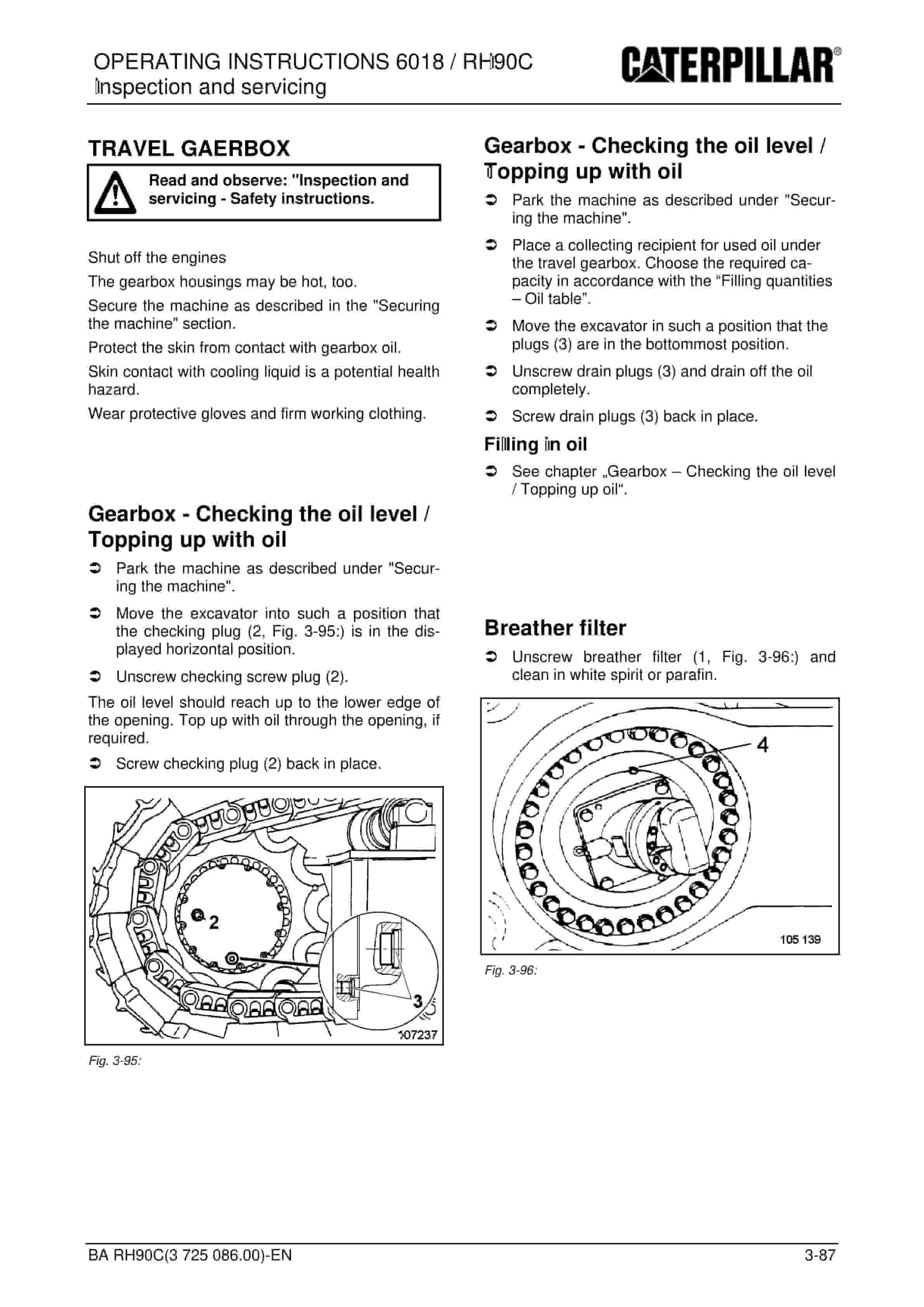Caterpillar 6018, RH90C Hydraulic Excavator Operating Instructions 3725086 4 Caterpillar 6018, RH90C Hydraulic Excavator Operating Instructions 3725086 - Image 4