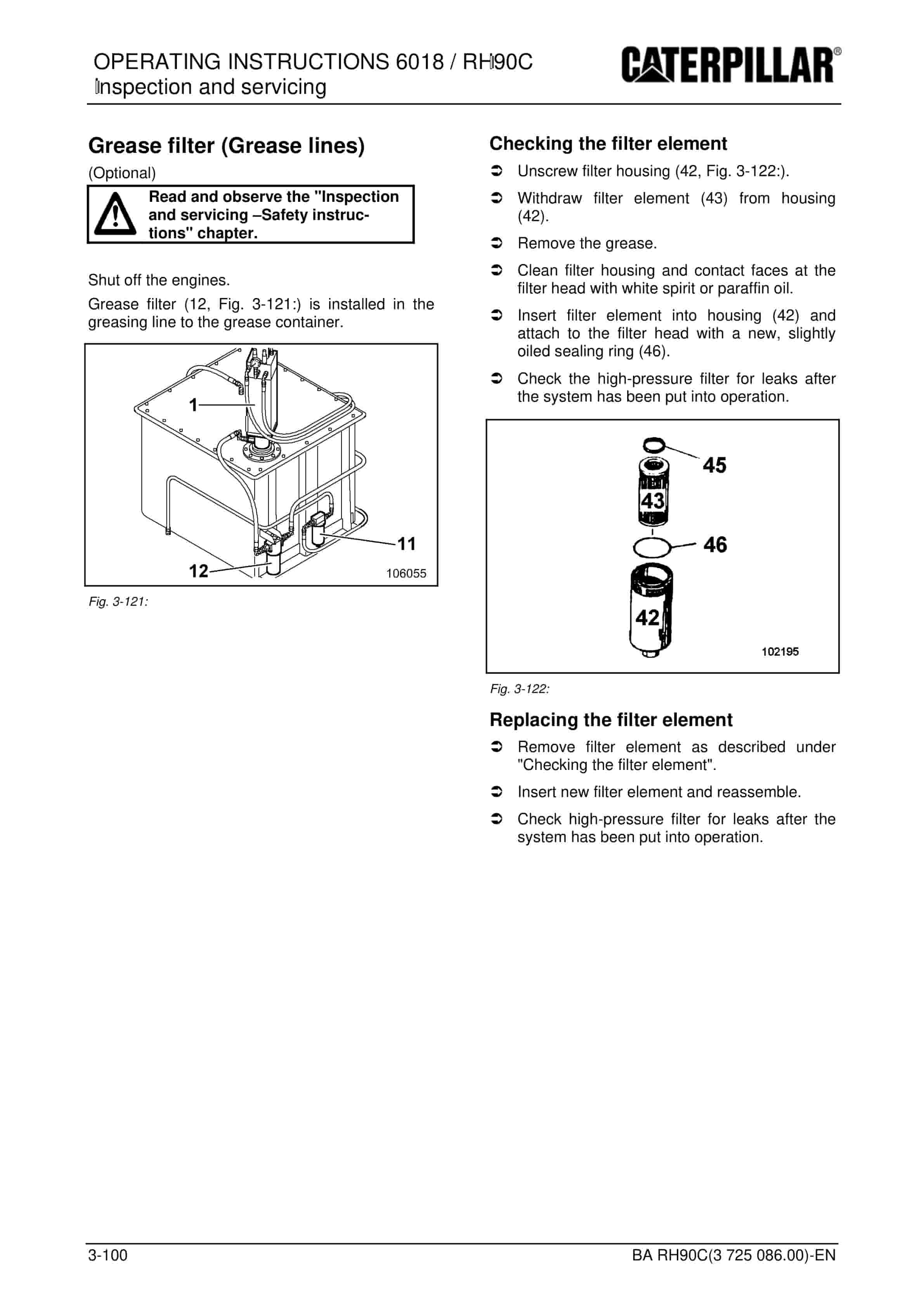 Caterpillar 6018, RH90C Hydraulic Excavator Operating Instructions 3725086 5 Caterpillar 6018, RH90C Hydraulic Excavator Operating Instructions 3725086 - Image 5