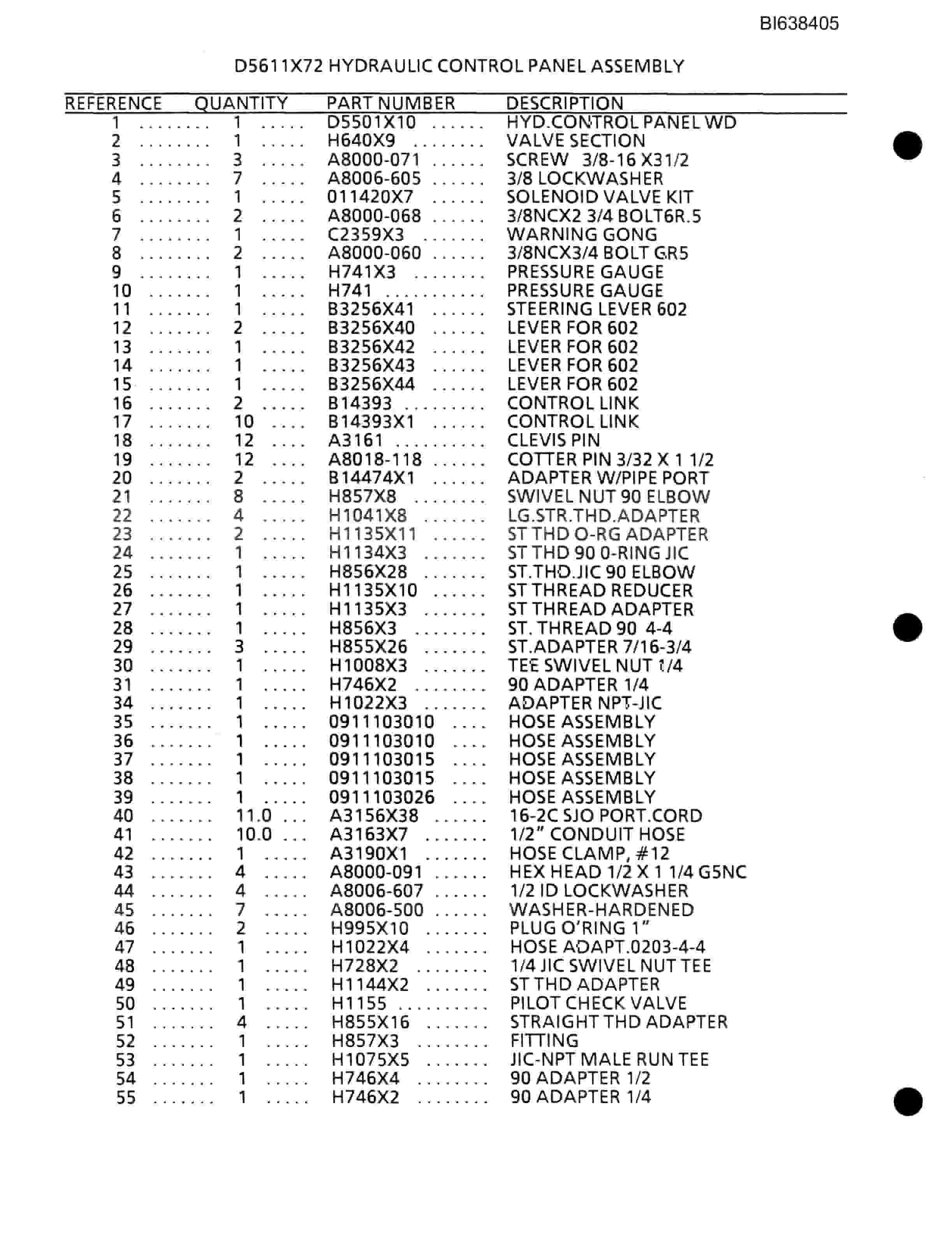 Caterpillar 602A Parts Manual BI638405-5