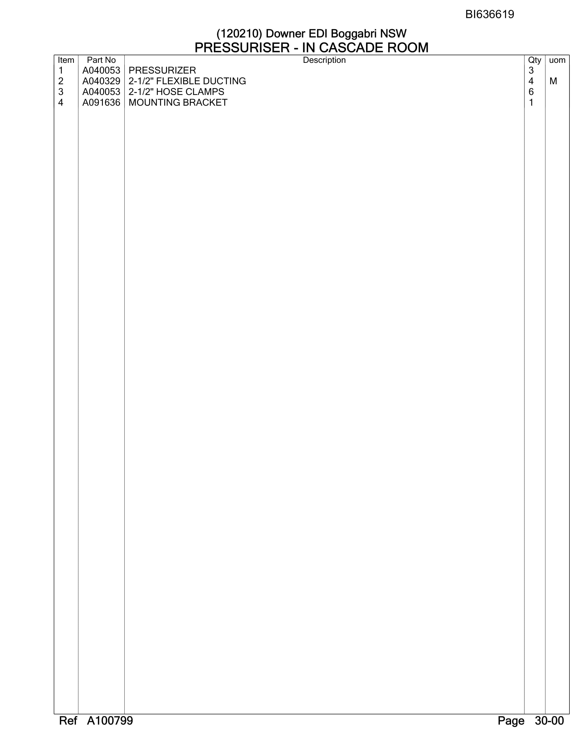 Caterpillar 6030 Hydraulic Shovel Australian Options - Parts Manual BI636619-2