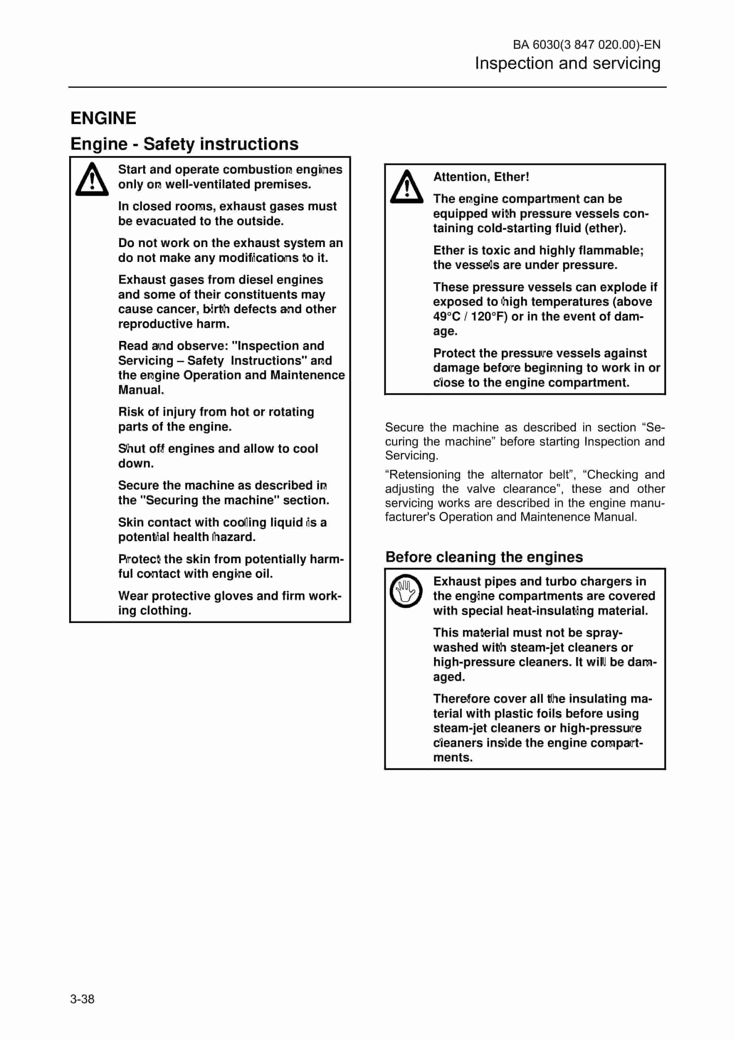 Caterpillar 6030AC, 6030ACFS Hydraulic Shovel Operation And Maintenance Manual 3847020-2