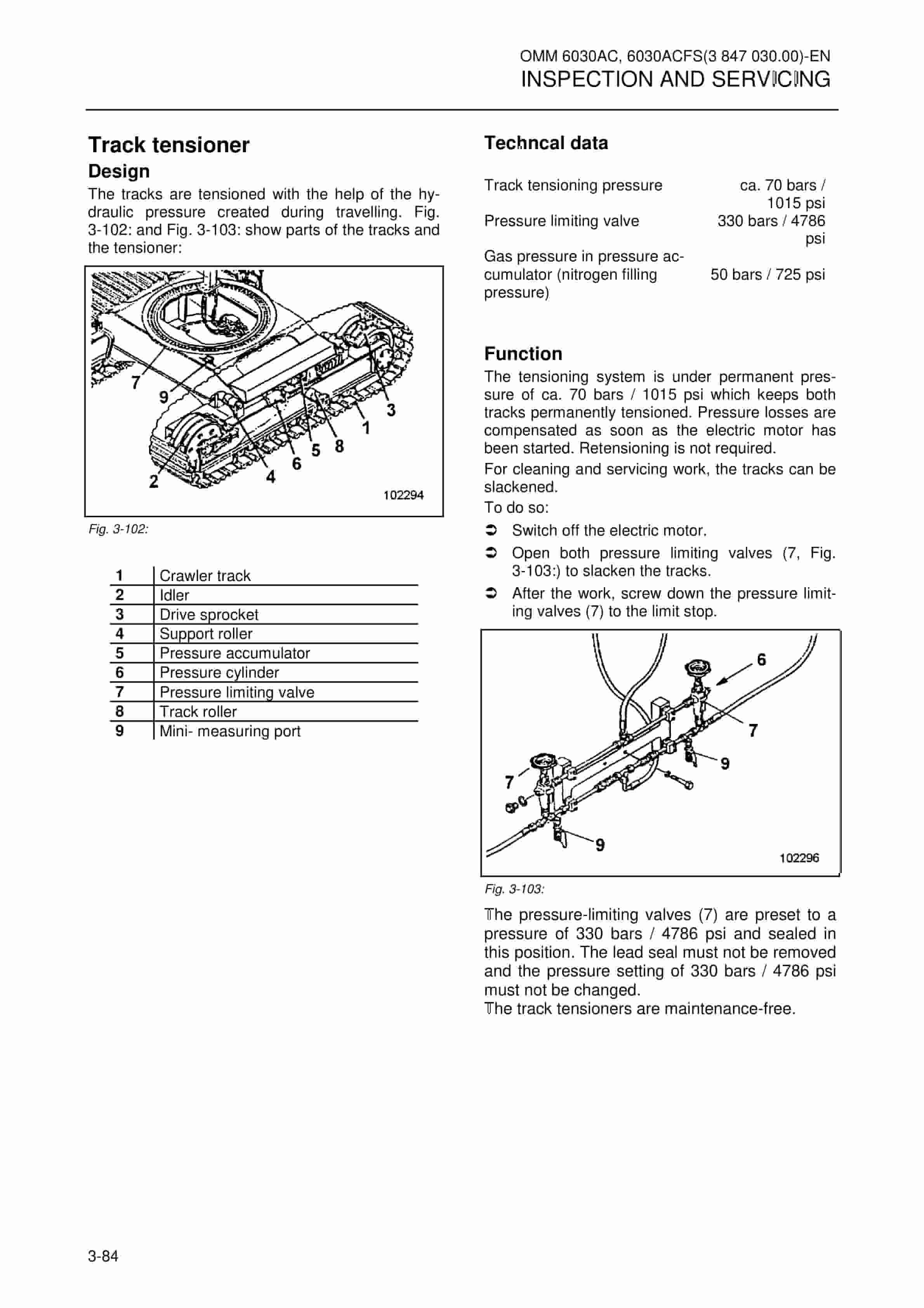 Caterpillar 6030AC, 6030ACFS Hydraulic Shovel Operation And Maintenance Manual 3847030-5