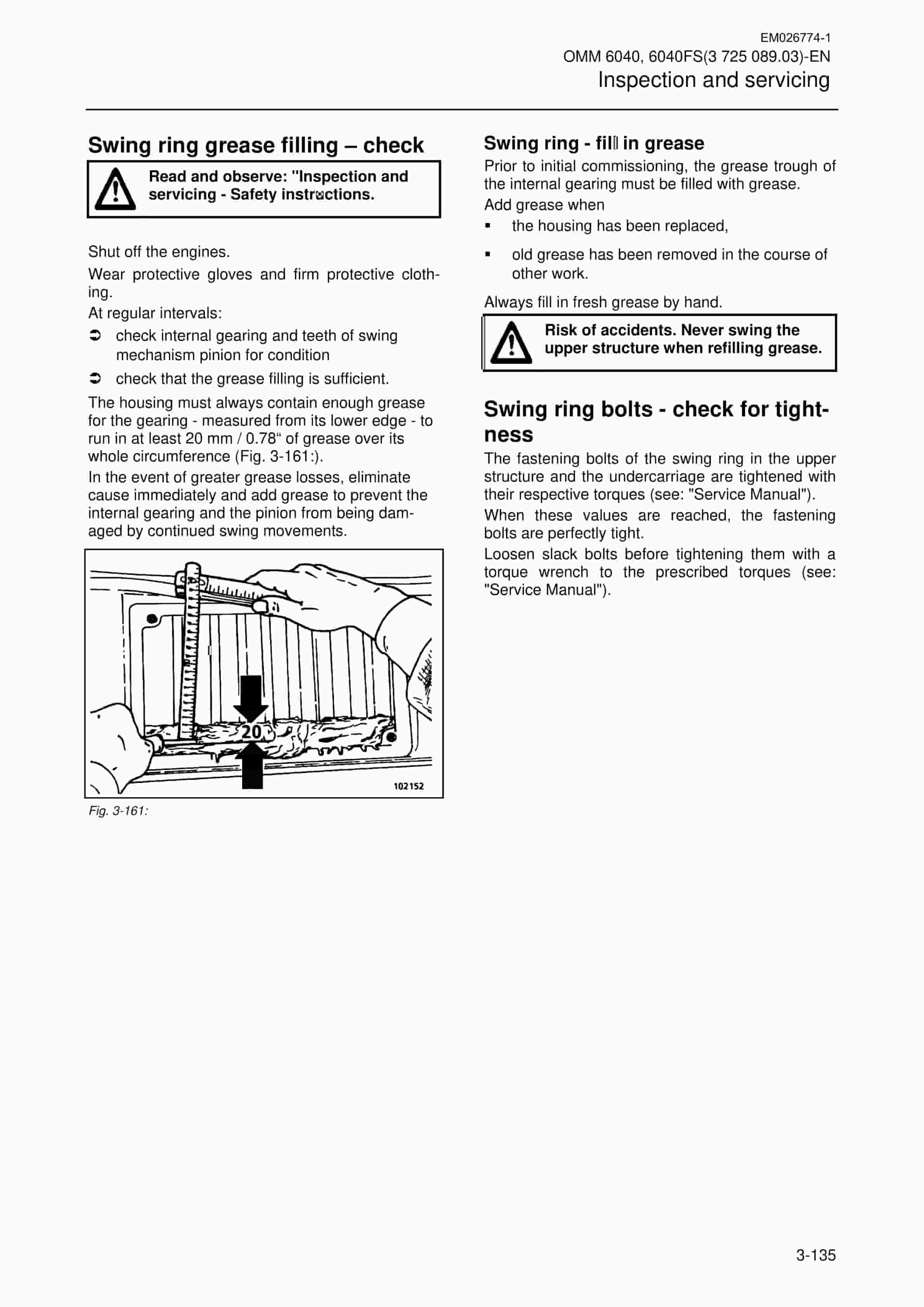 Caterpillar 6040, 6040FS Hydraulic Shovel Operation And Maintenance Manual EM026774-1 4 Caterpillar 6040, 6040FS Hydraulic Shovel Operation And Maintenance Manual EM026774-1 - Image 4