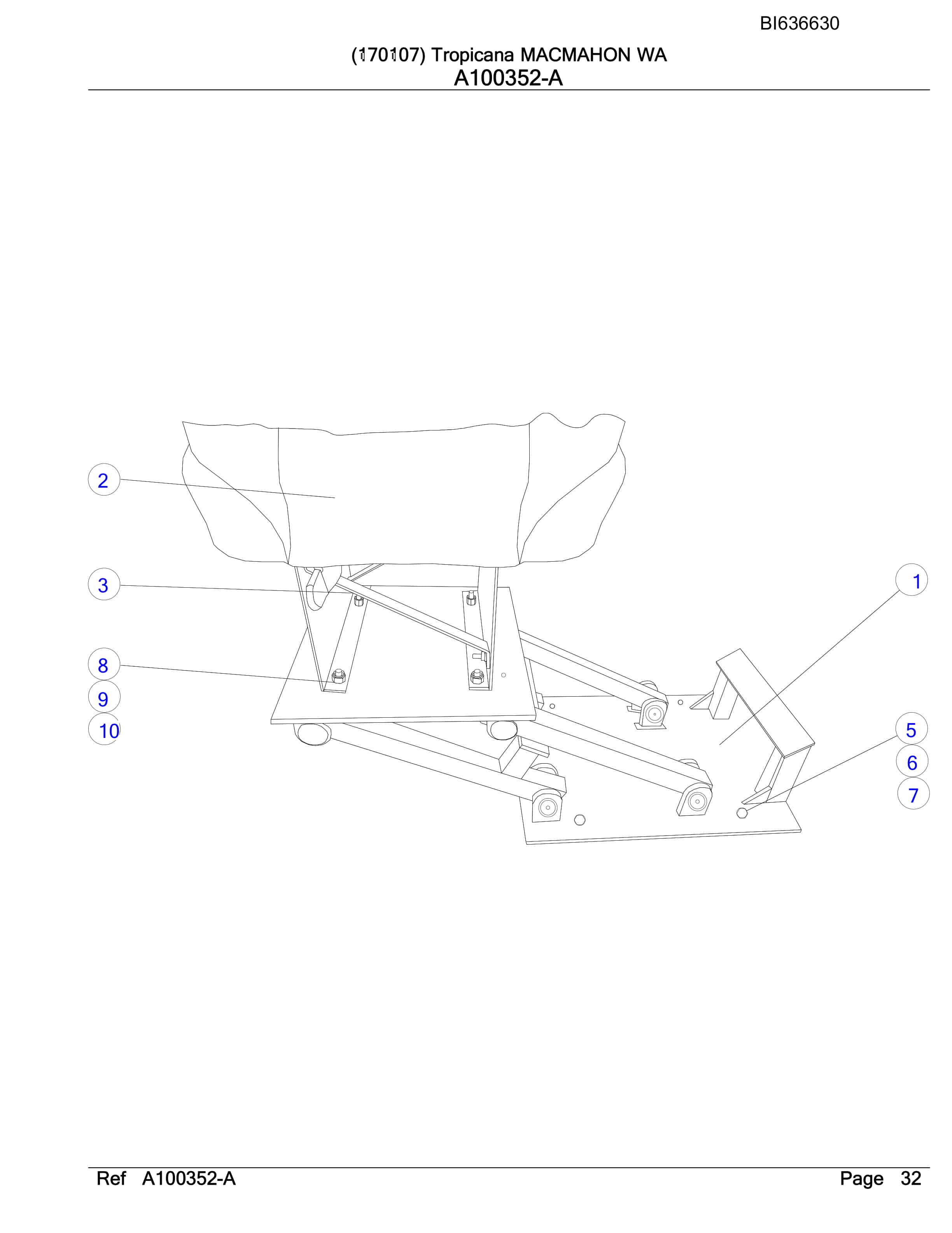 Caterpillar 6040 Hydraulic Excavator Australian Options - Parts Manual BI636630-4