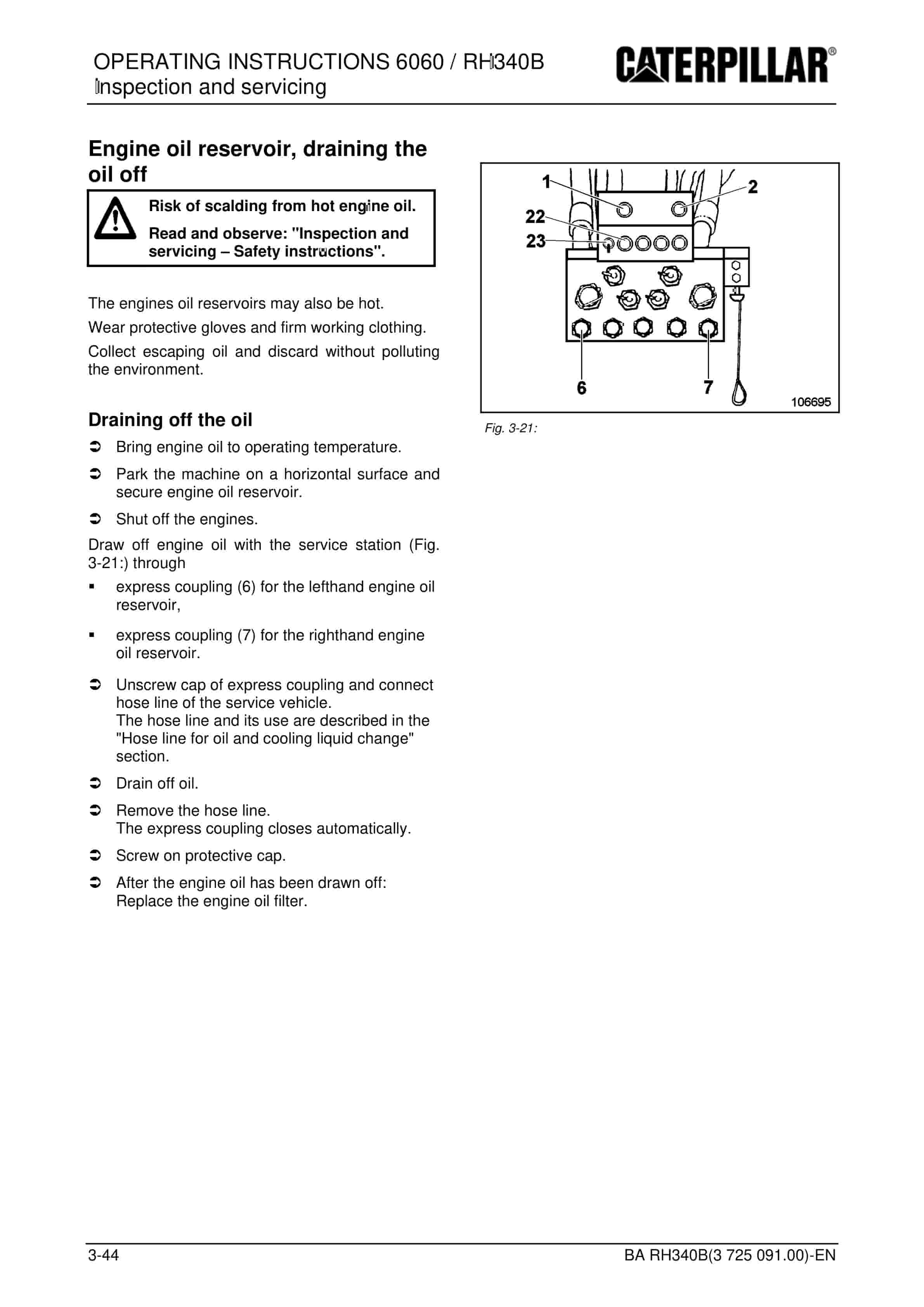 Caterpillar 6060, RH340B Hydraulic Excavator Operating Instructions 3725091 2 Caterpillar 6060, RH340B Hydraulic Excavator Operating Instructions 3725091 - Image 2