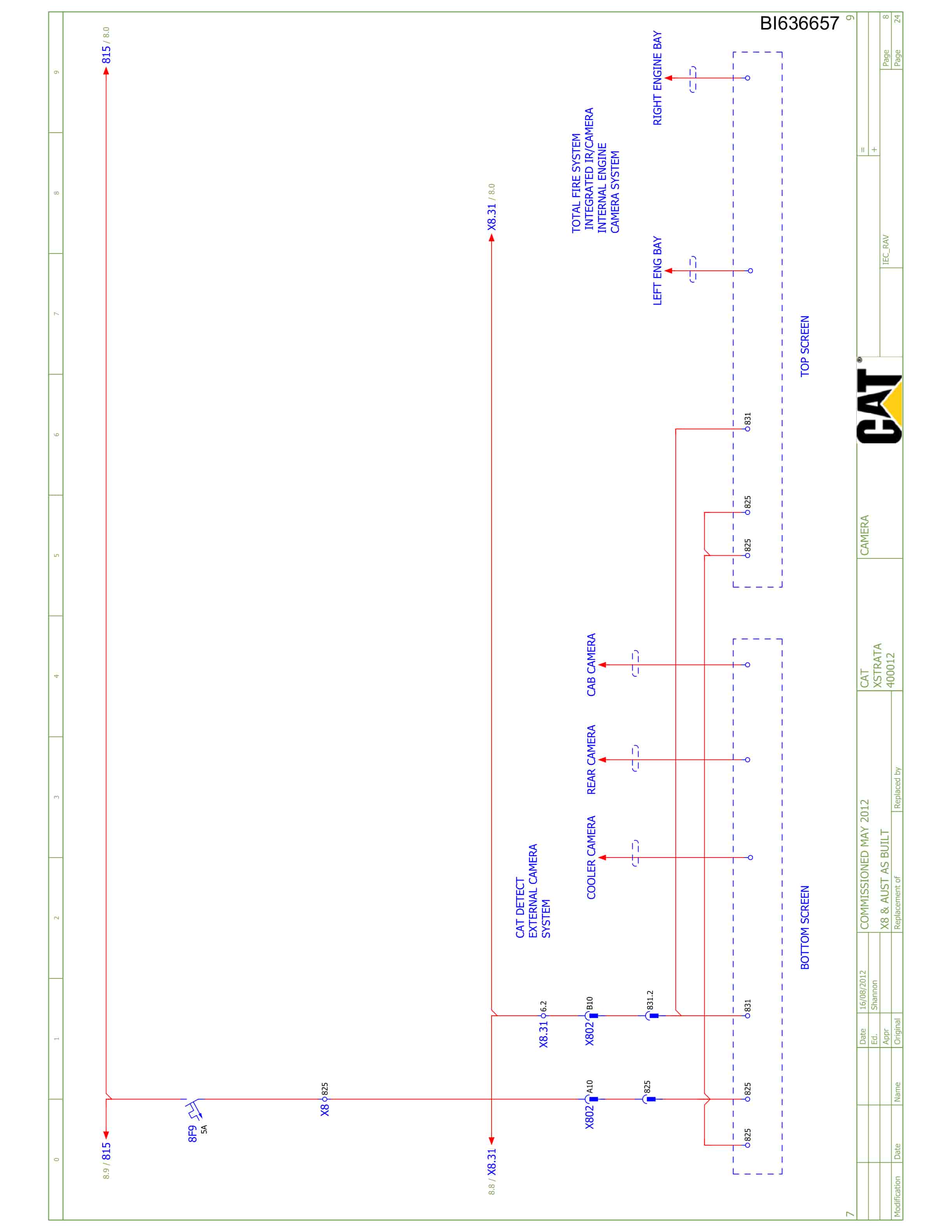 Caterpillar 6090 Hydraulic Shovel Australian Options - Parts Manual BI636657-4