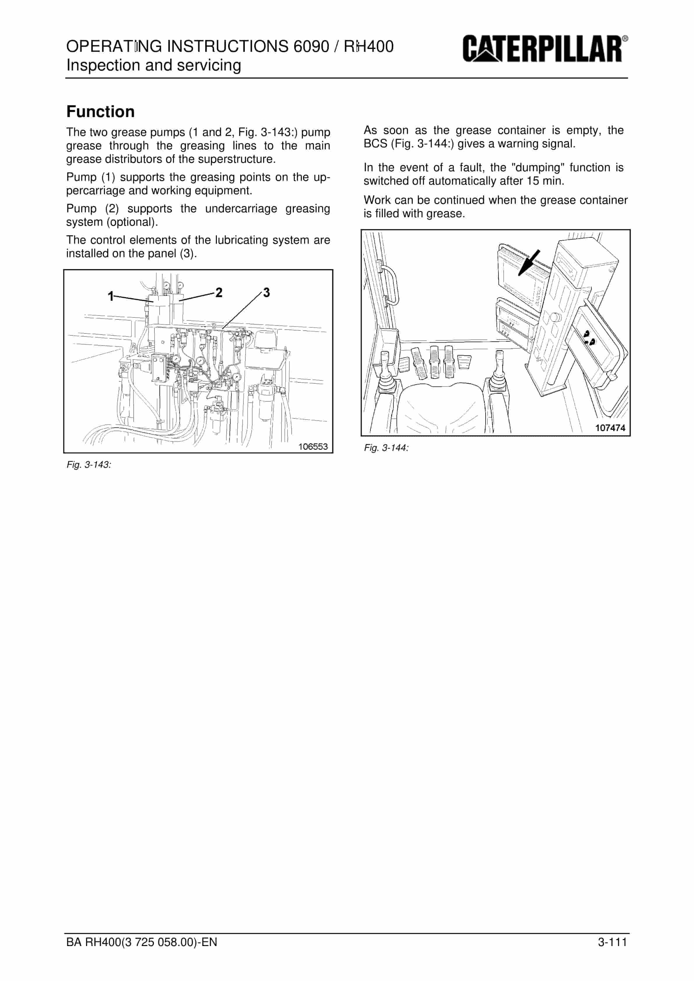 Caterpillar 6090, RH400 Hydraulic Shovel Operating Instructions 3725058 4 Caterpillar 6090, RH400 Hydraulic Shovel Operating Instructions 3725058 - Image 4