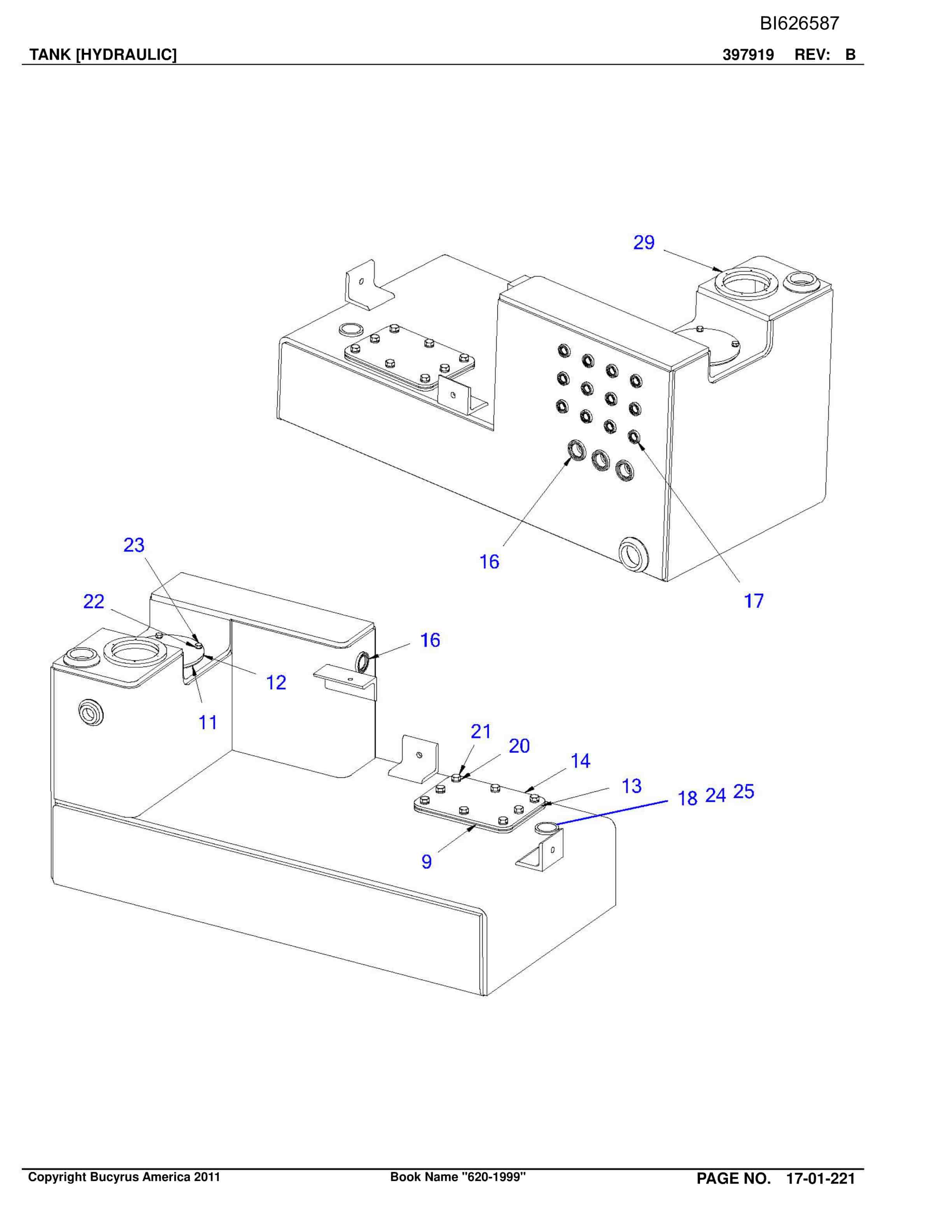 Caterpillar 620-1999 Versatrac Parts Manual BI626587-4