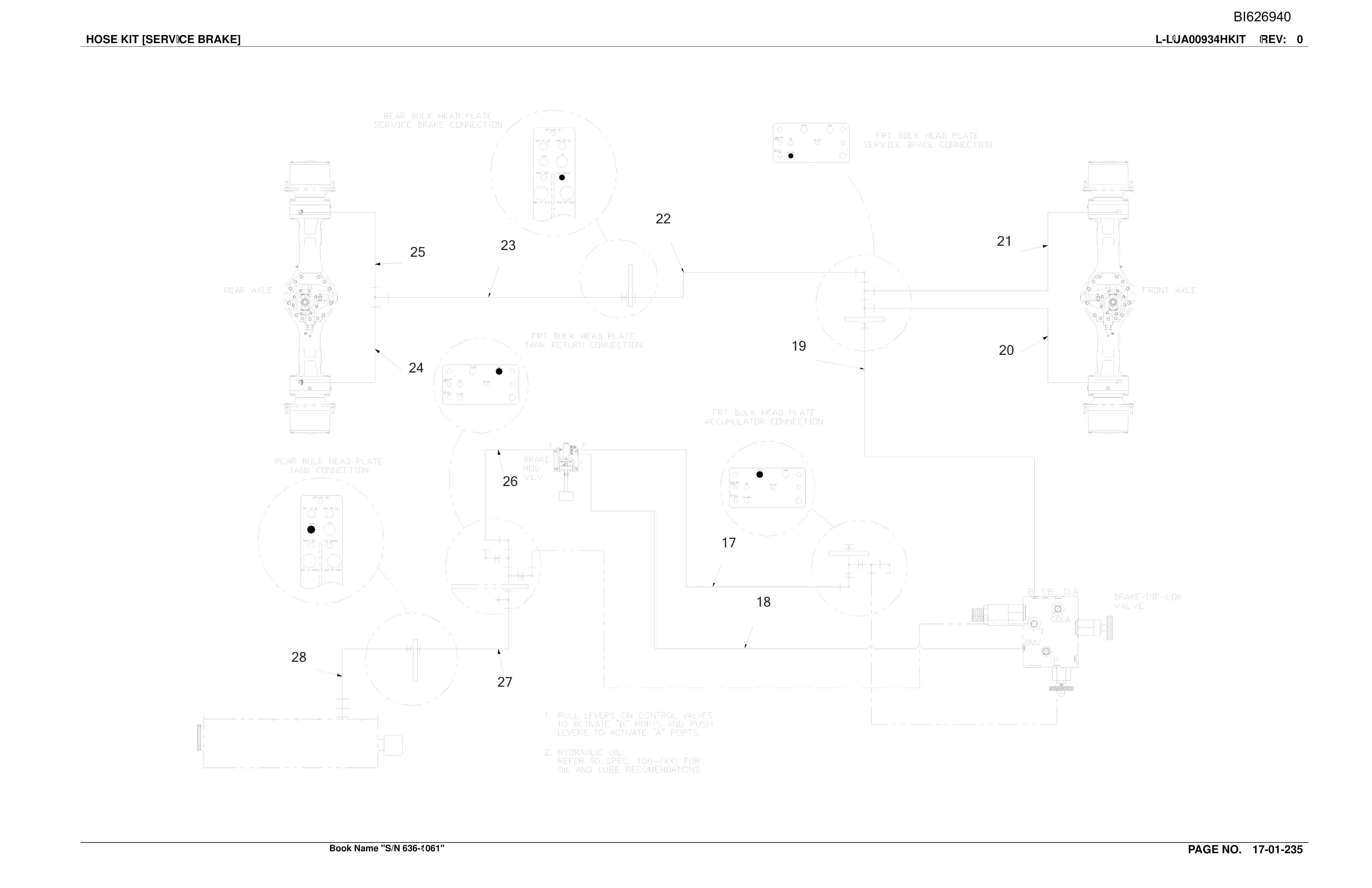 Caterpillar 636-1061 Versatrac Parts Manual BI626940-4