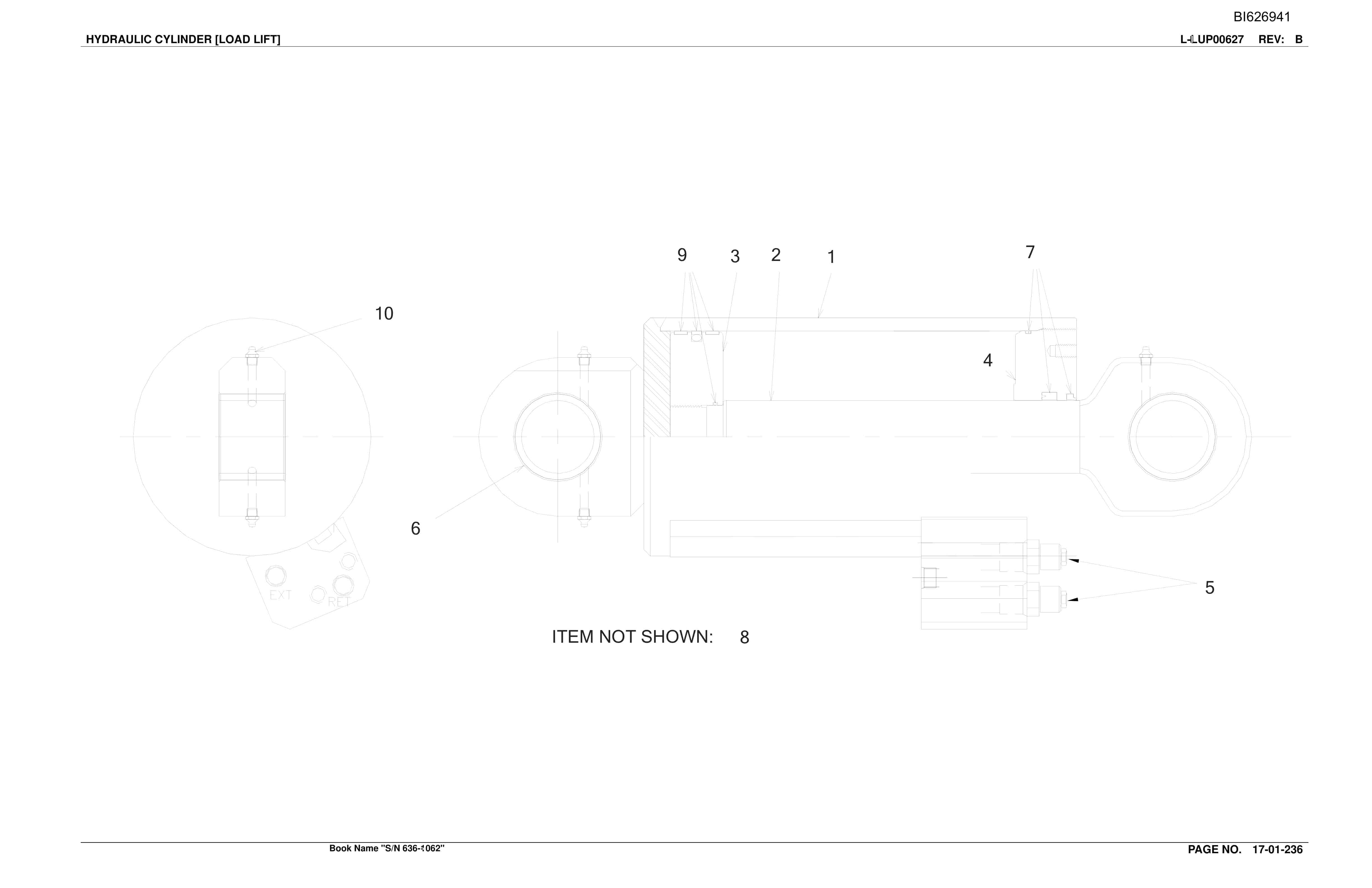 Caterpillar 636-1062 Versatrac Parts Manual BI626941-5