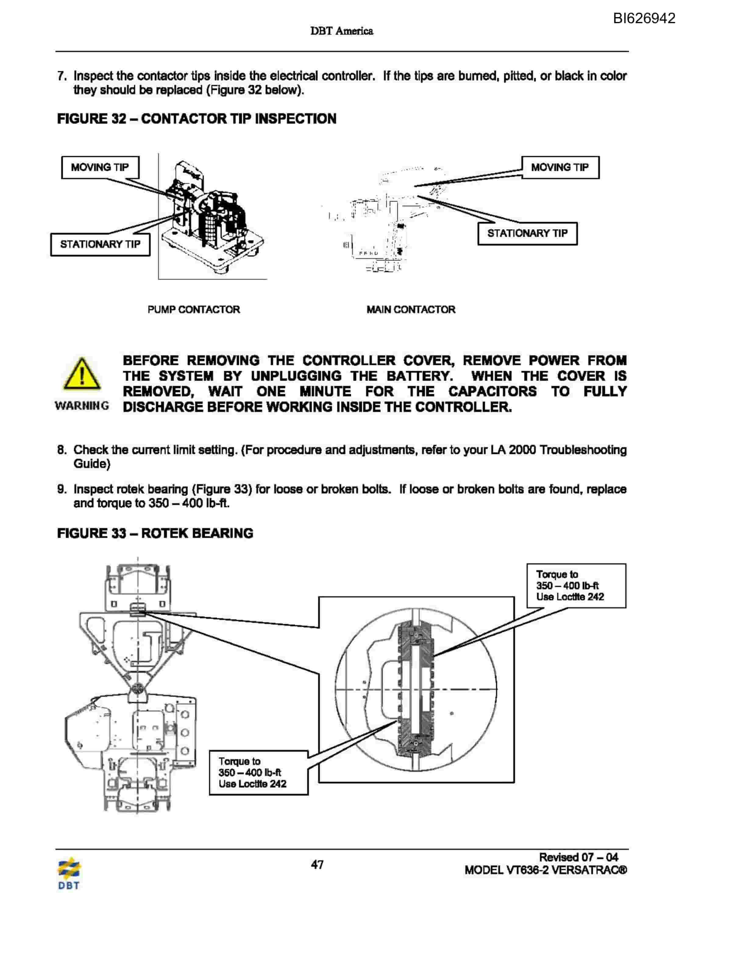 Caterpillar 636-1063 Versatrac Parts Manual BI626942-5