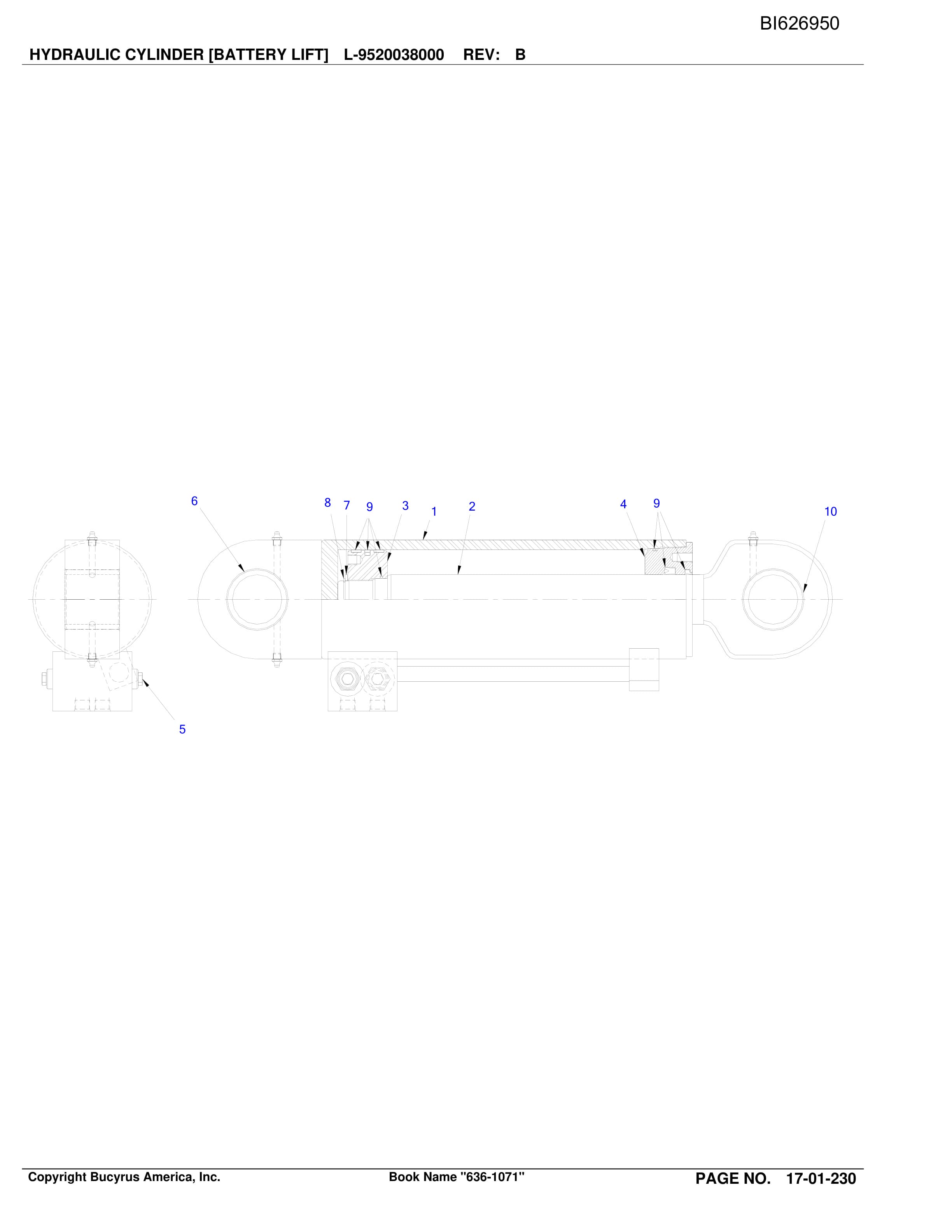 Caterpillar 636-1071 Versatrac Parts Manual BI626950-2