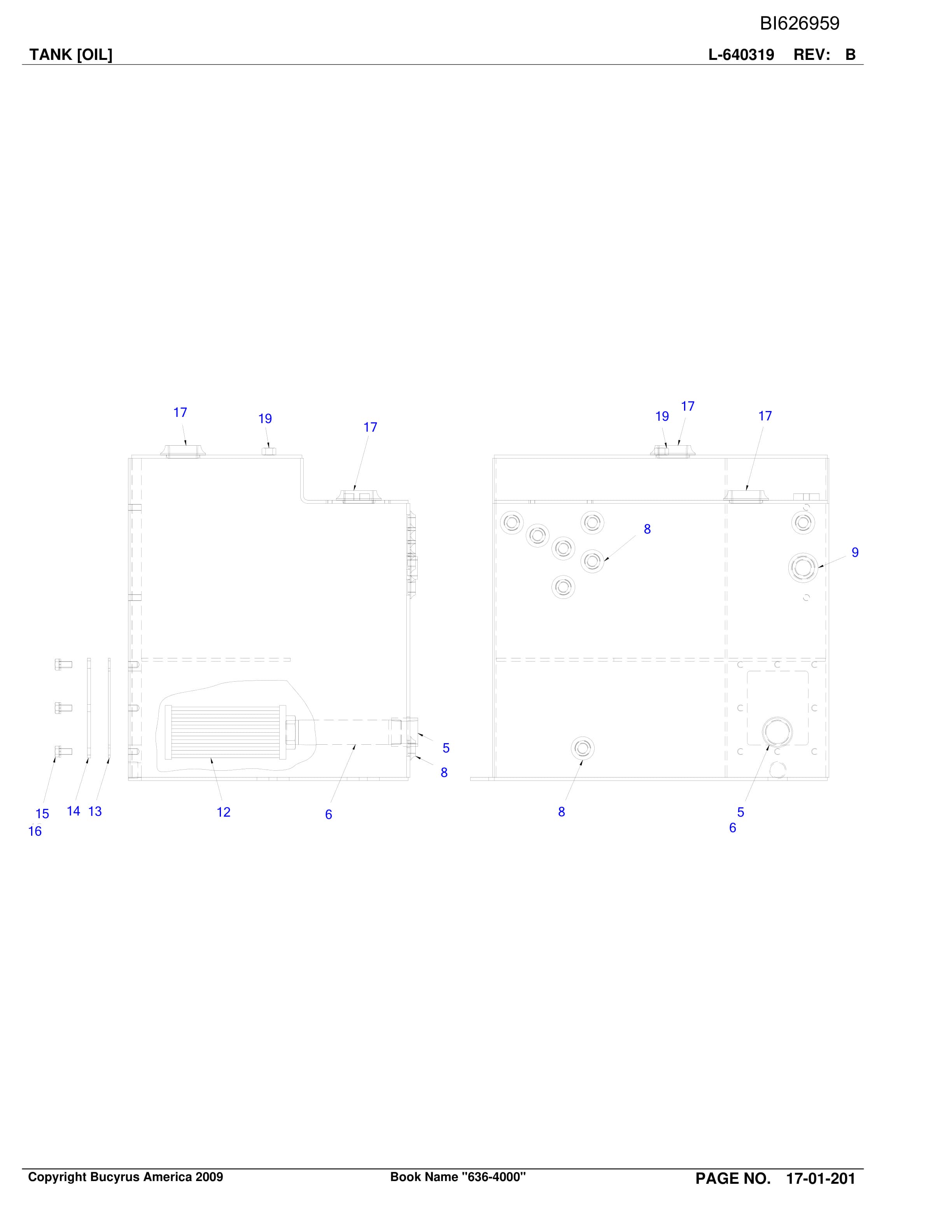 Caterpillar 636-4000 Versatrac Parts Manual BI626959-3