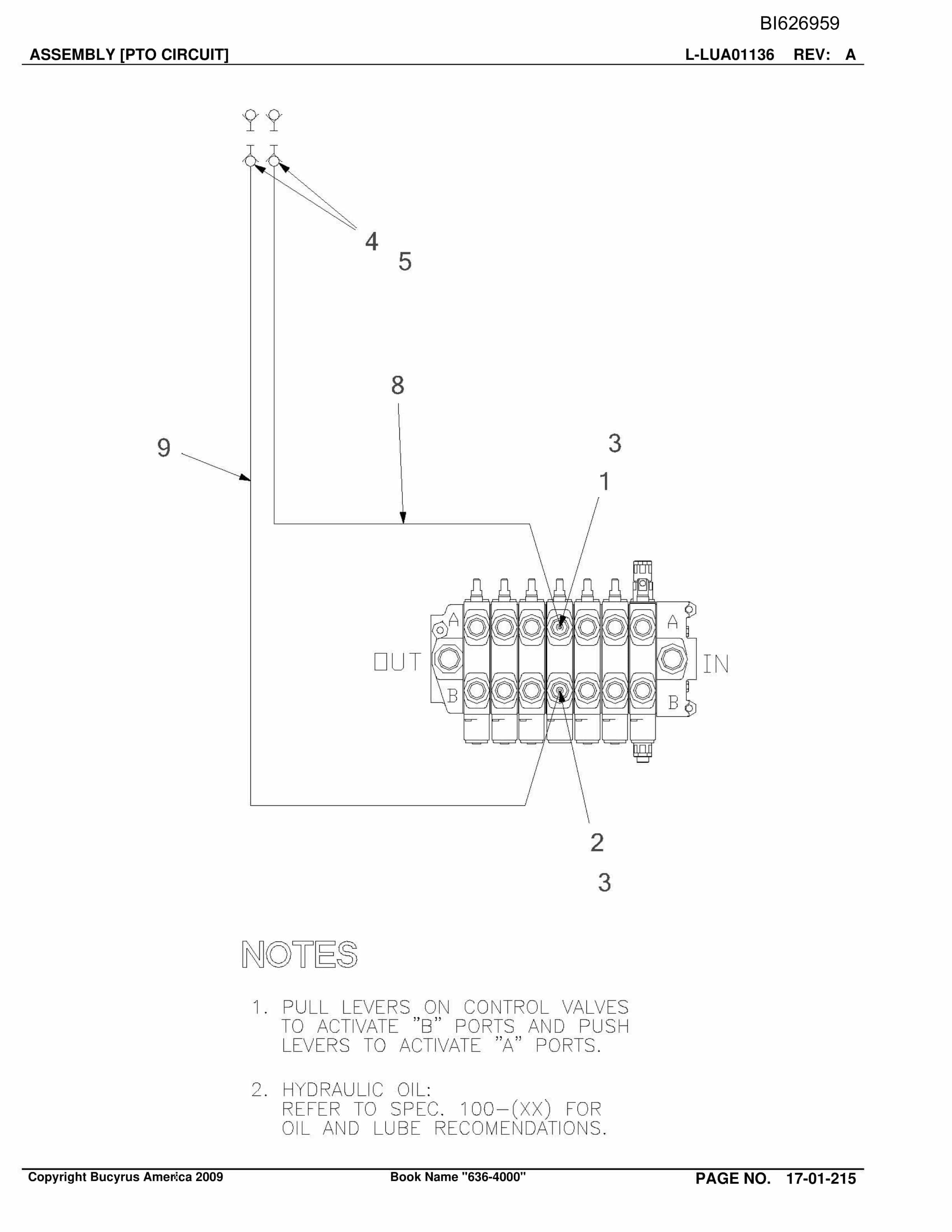 Caterpillar 636-4000 Versatrac Parts Manual BI626959-4