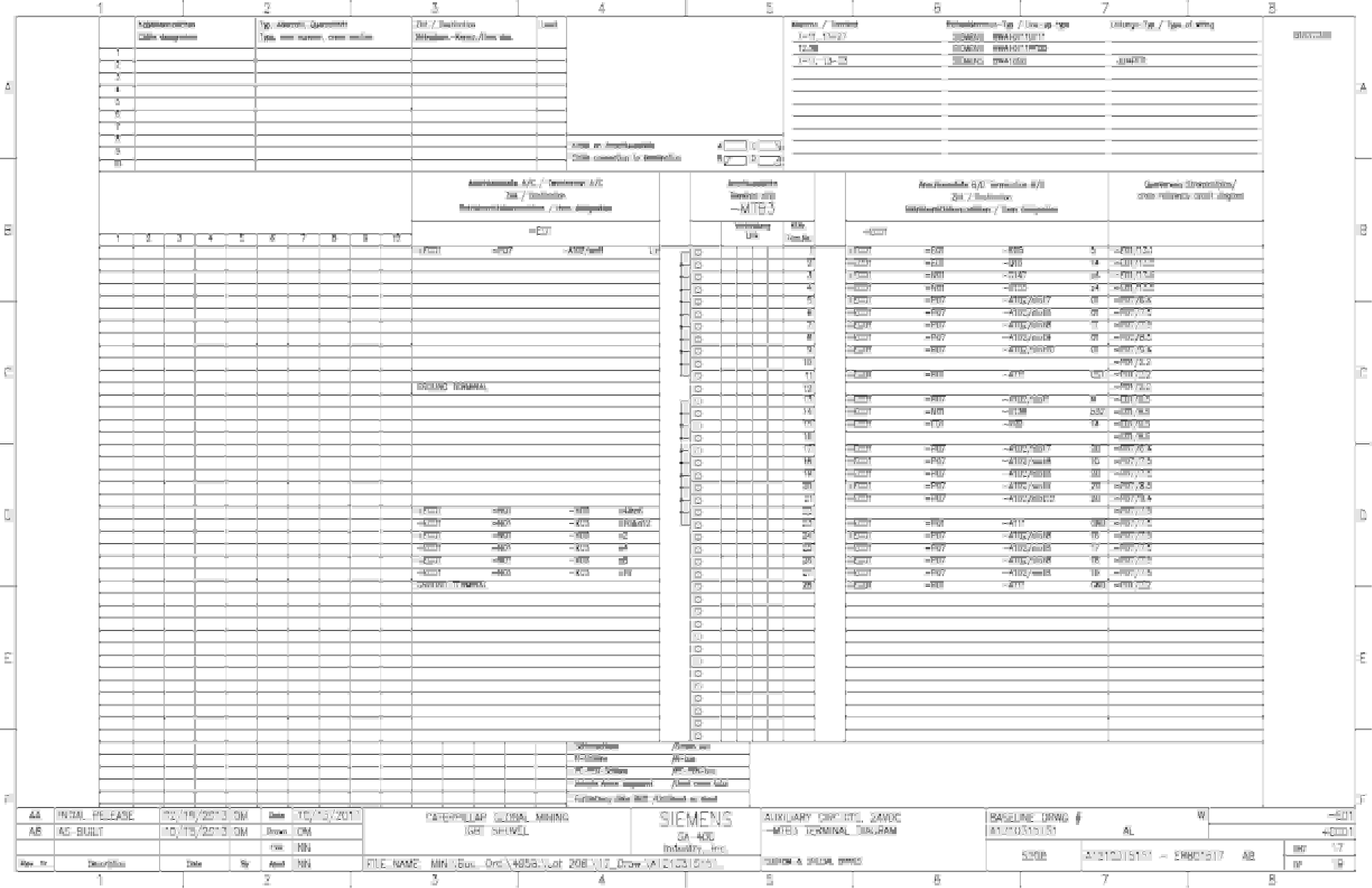 Caterpillar 7495 HF, HD Shovel IGBT Drive System Wiring Diagrams BI637256 4 Caterpillar 7495 HF, HD Shovel IGBT Drive System Wiring Diagrams BI637256 - Image 4