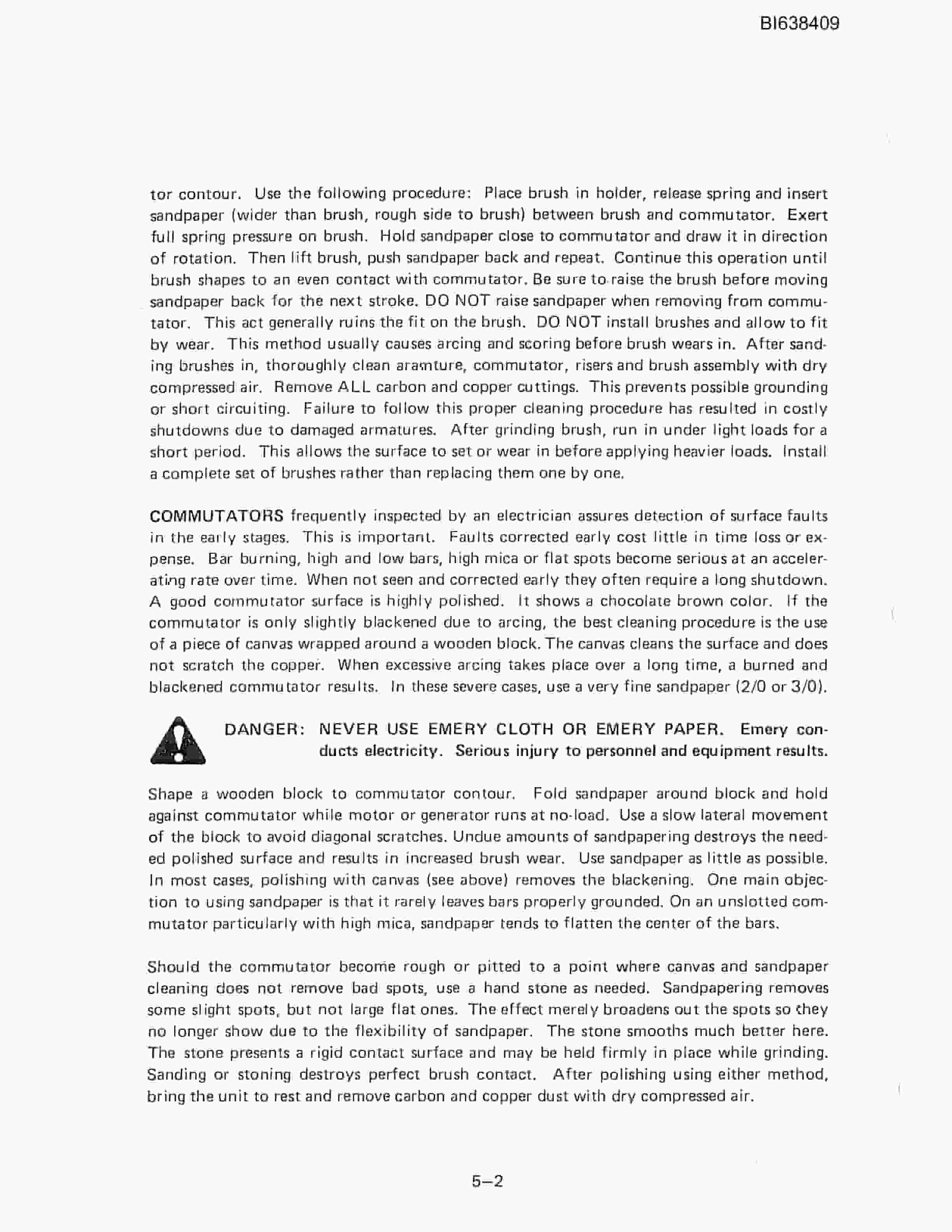 Caterpillar 7820 Dragline Technical Manual BI638409-2