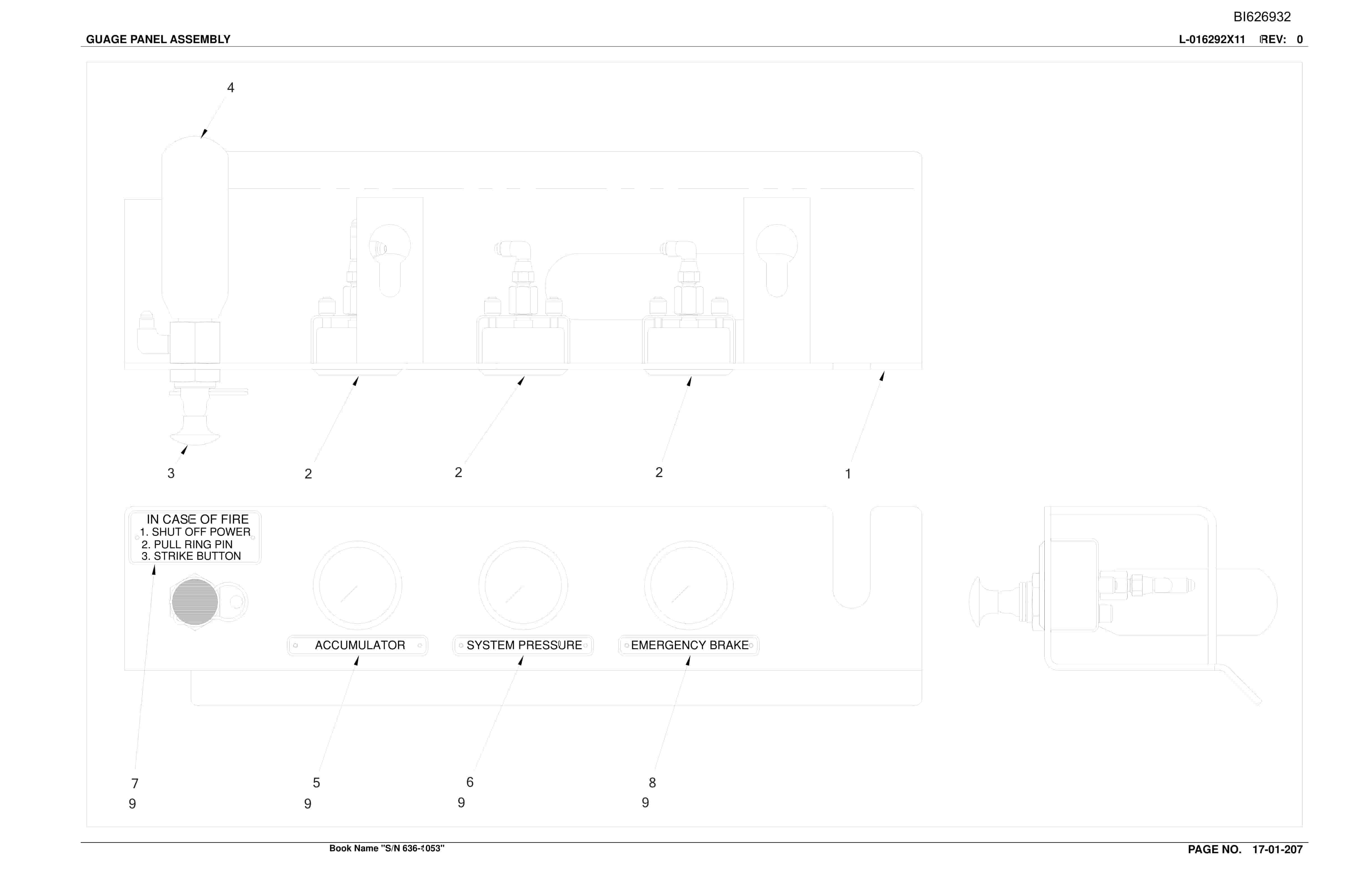 Caterpillar 87307 Consol Energy Parts Manual BI626932-2