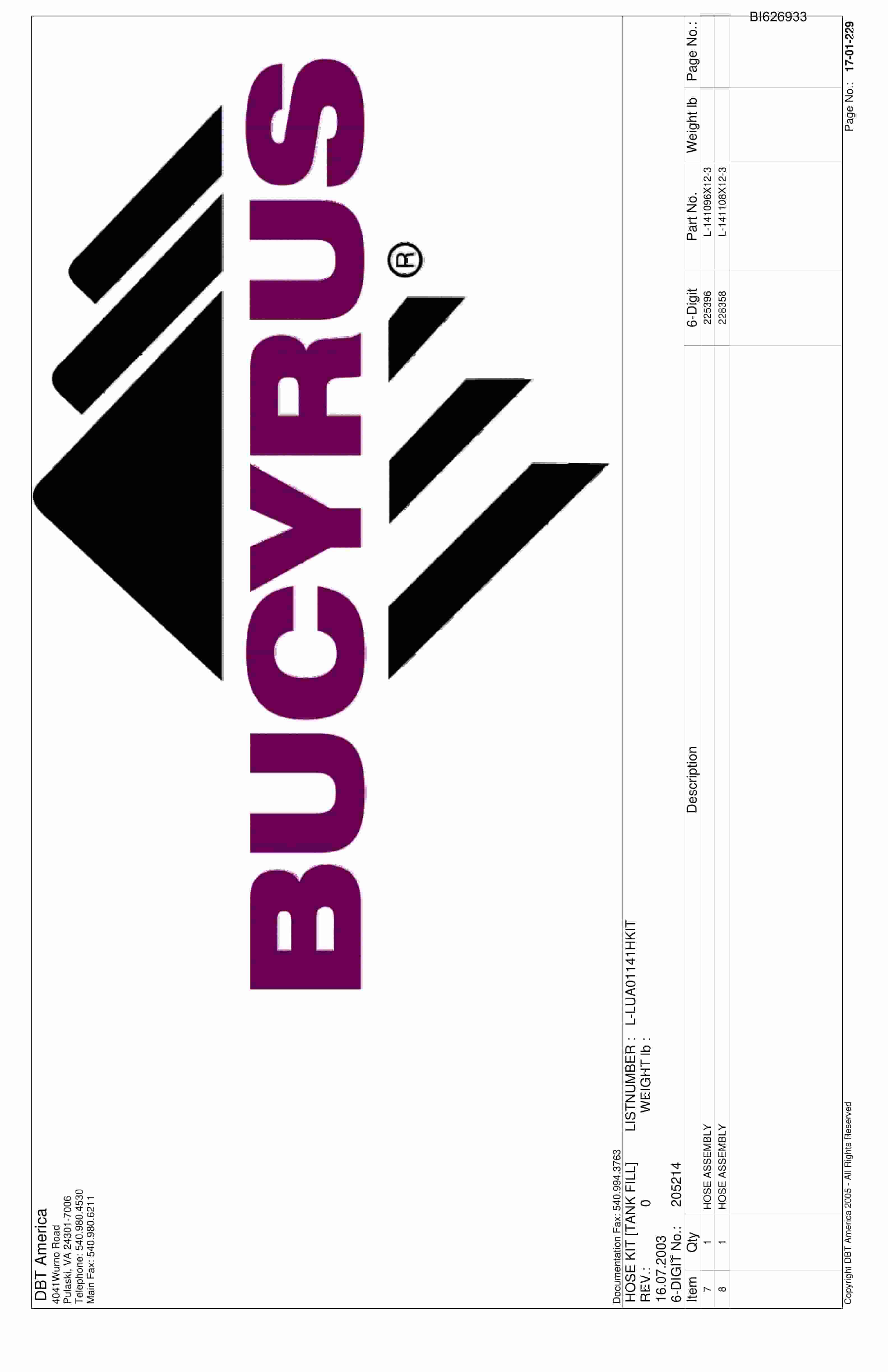Caterpillar 87308 Consol Energy Parts Manual BI626933-3