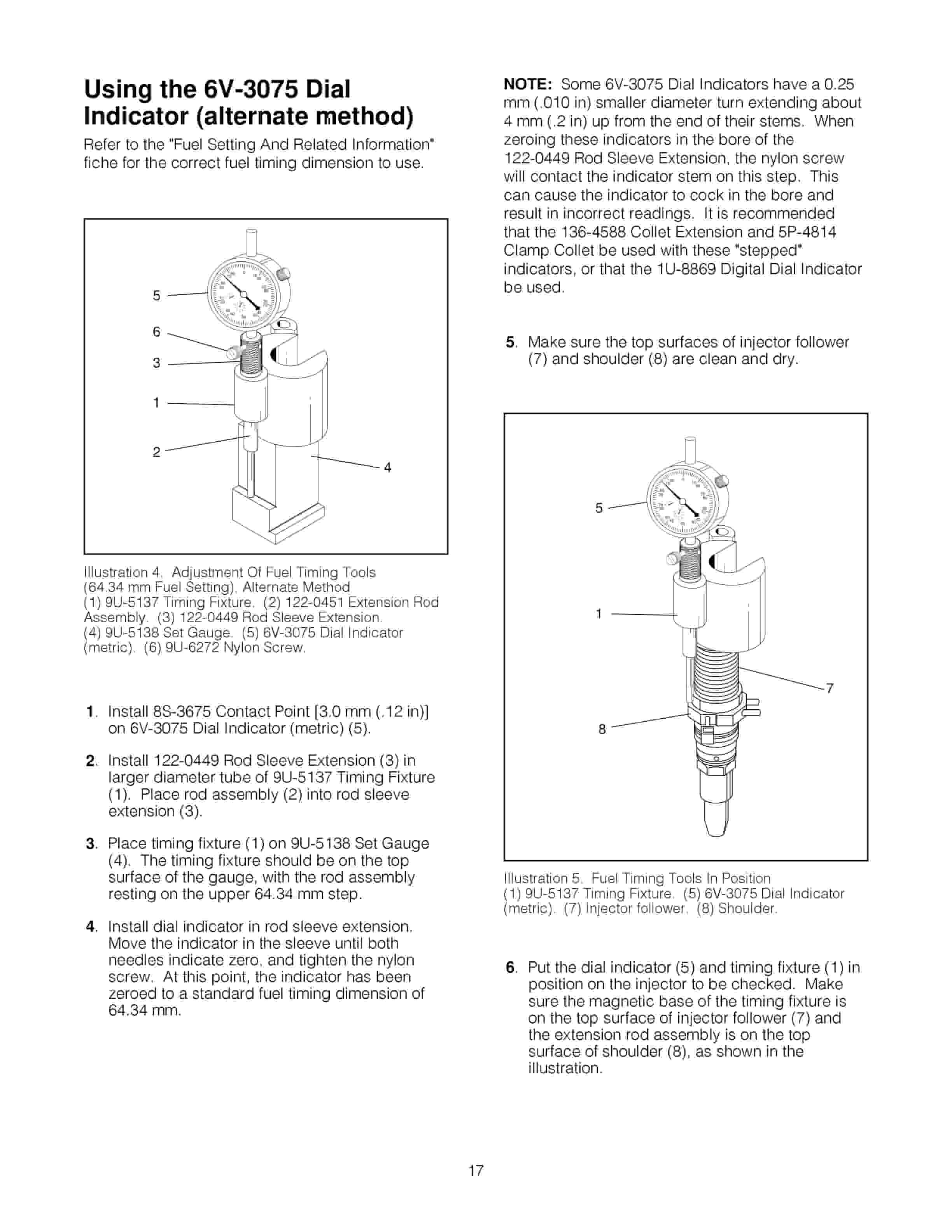 Caterpillar 9U-5132 Timing And Fuel System Setting Tool Group Tool Operating Manual NEHS0666-5