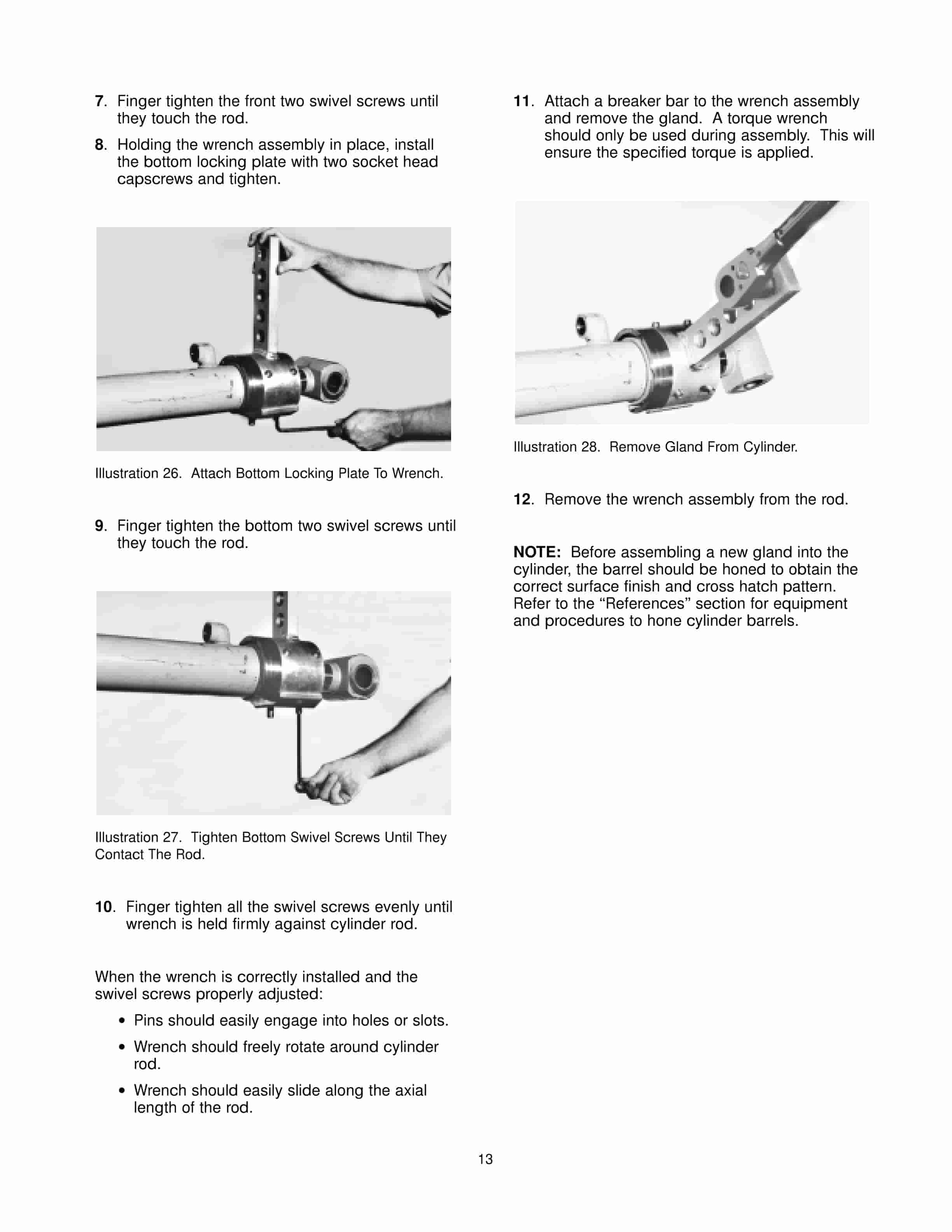 Caterpillar 9U-7868, 9U-7869 Spanner Wrench Tool Operating Manual NEHS0629-01-5