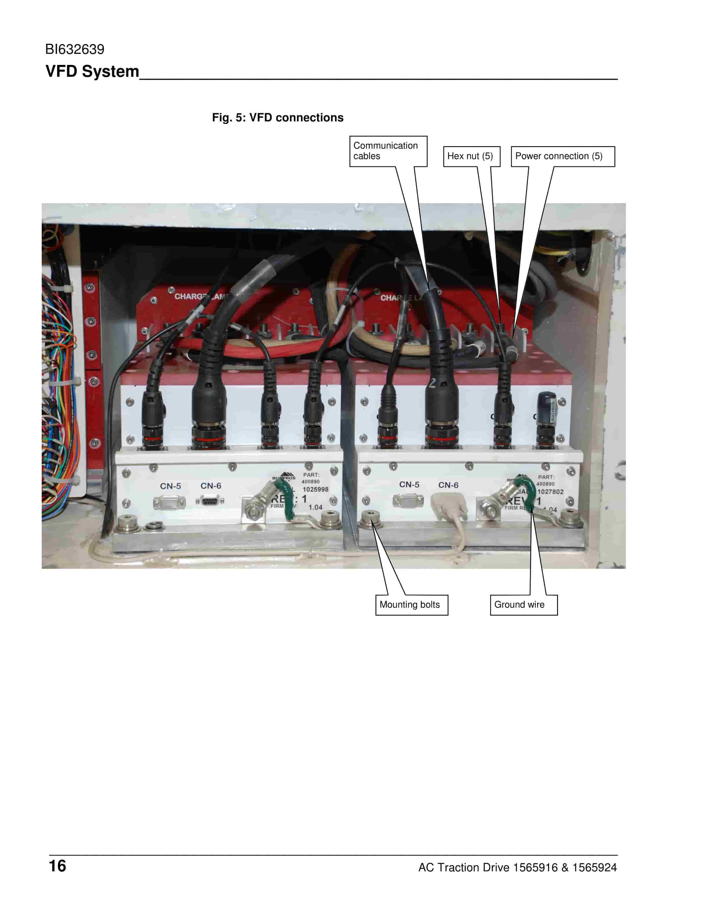 Caterpillar AC Traction Drive 1565916, 1565924 Operation And Troubleshooting Manual BI632639-2