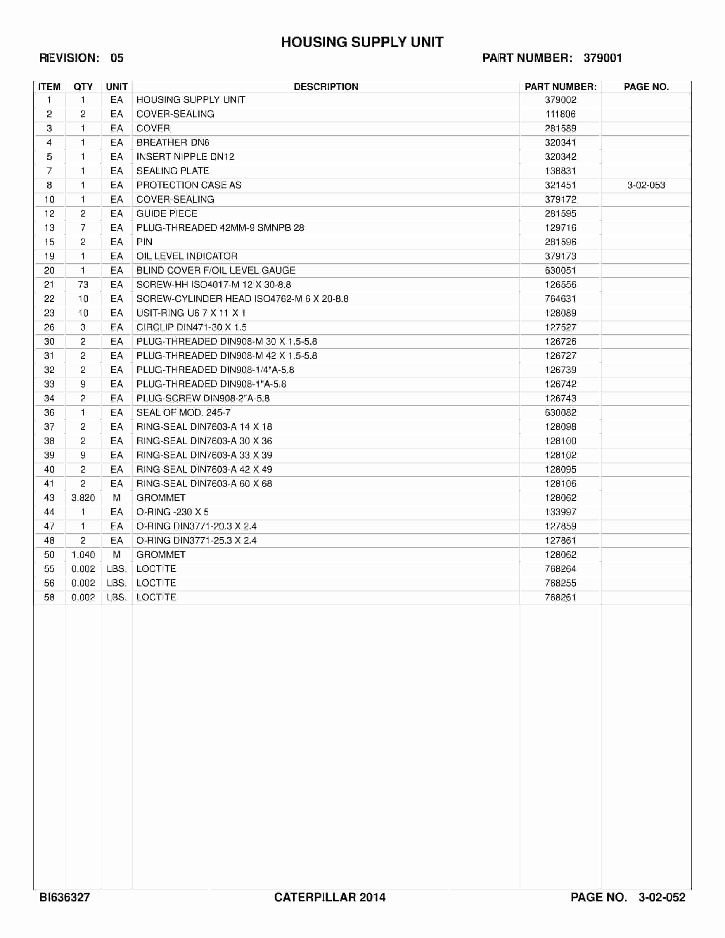 Caterpillar AFC Longwall System Parts Catalog BI636328-3