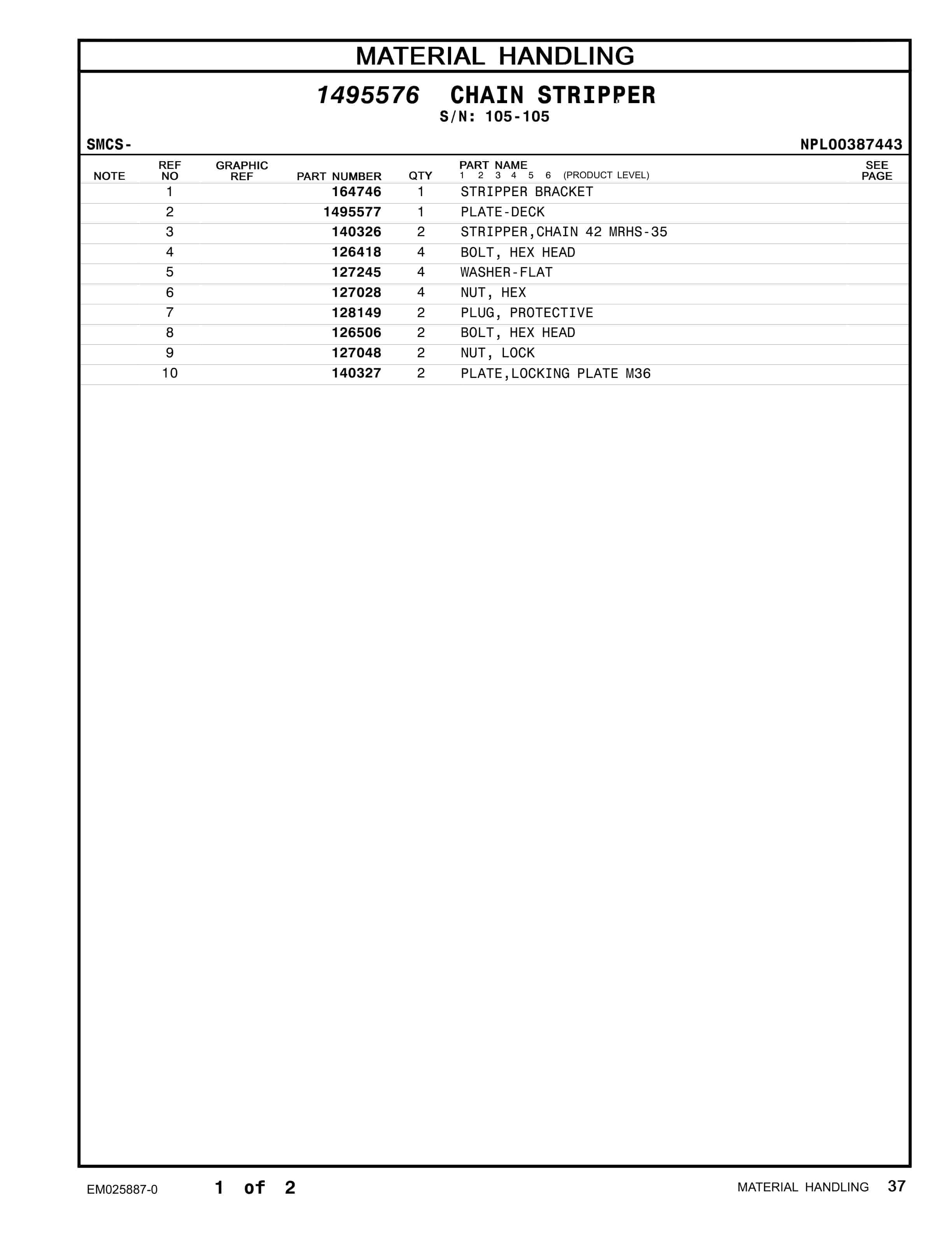 Caterpillar AFCPF5 ArmOred Face Conveyor System Parts Manual EM025887-0 3 Caterpillar AFCPF5 ArmOred Face Conveyor System Parts Manual EM025887-0 - Image 3