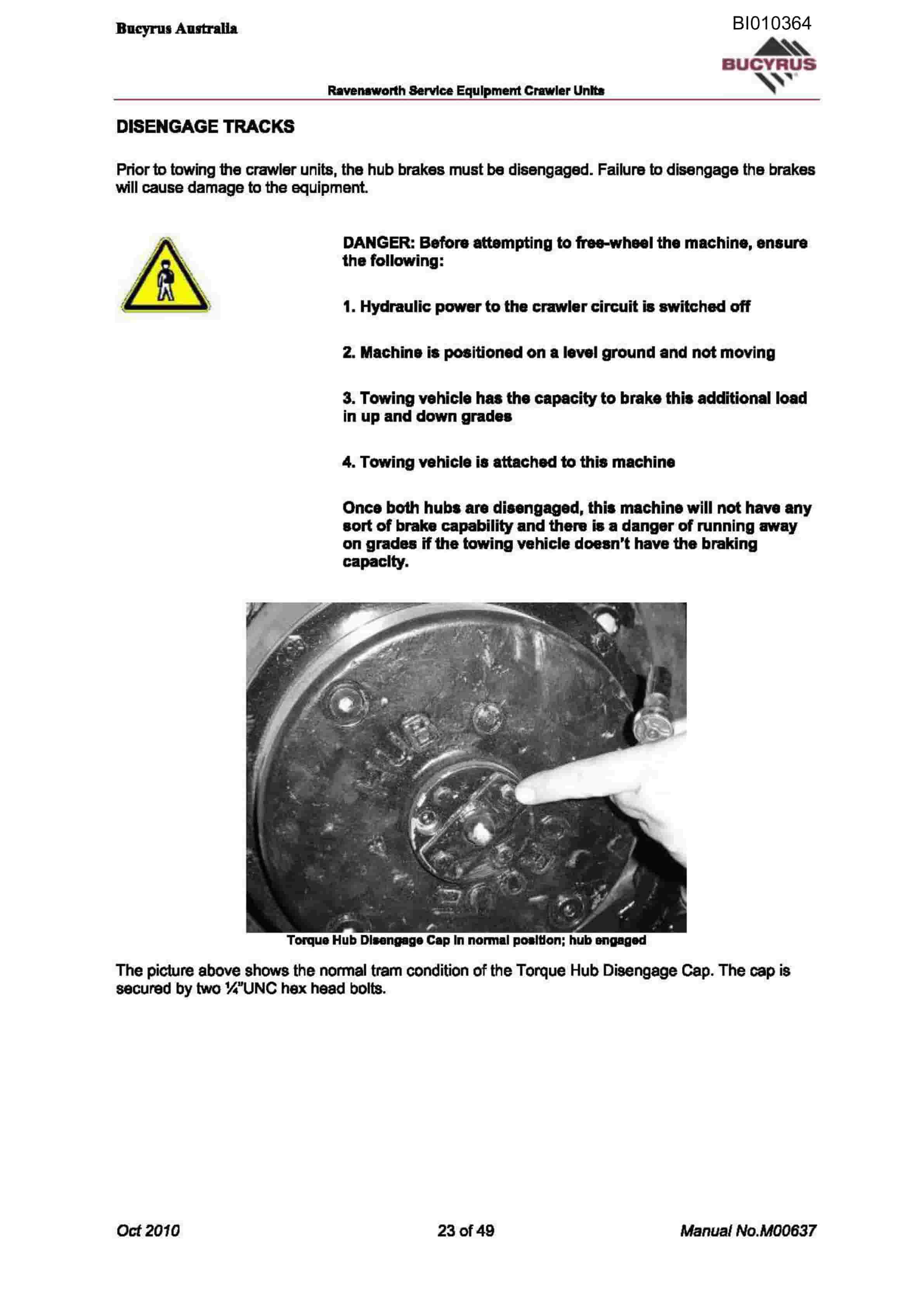 Caterpillar Austar BSL Bootend And Crusher Technical Manual BI010364-3
