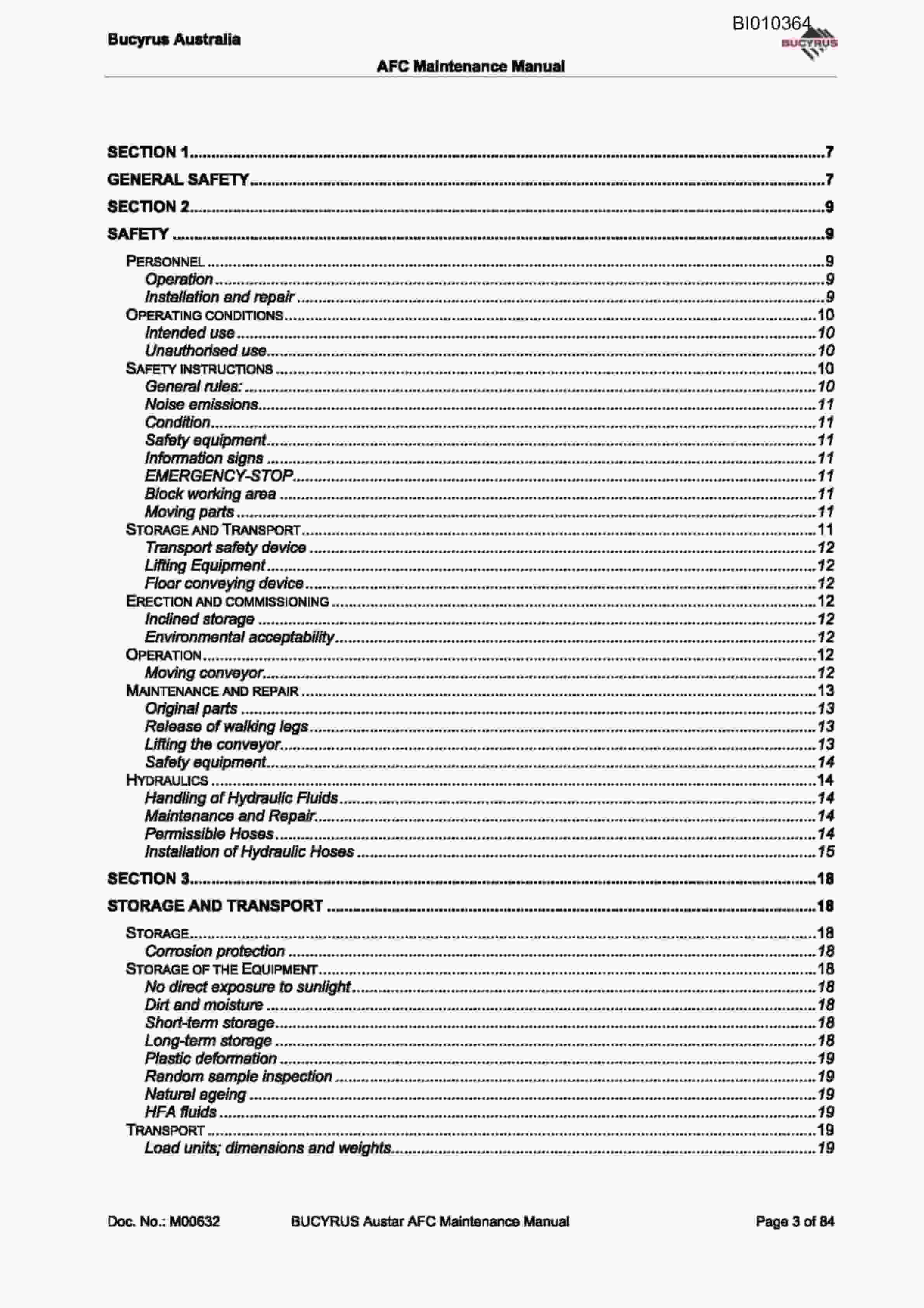 Caterpillar Austar BSL Bootend And Crusher Technical Manual BI010364-5