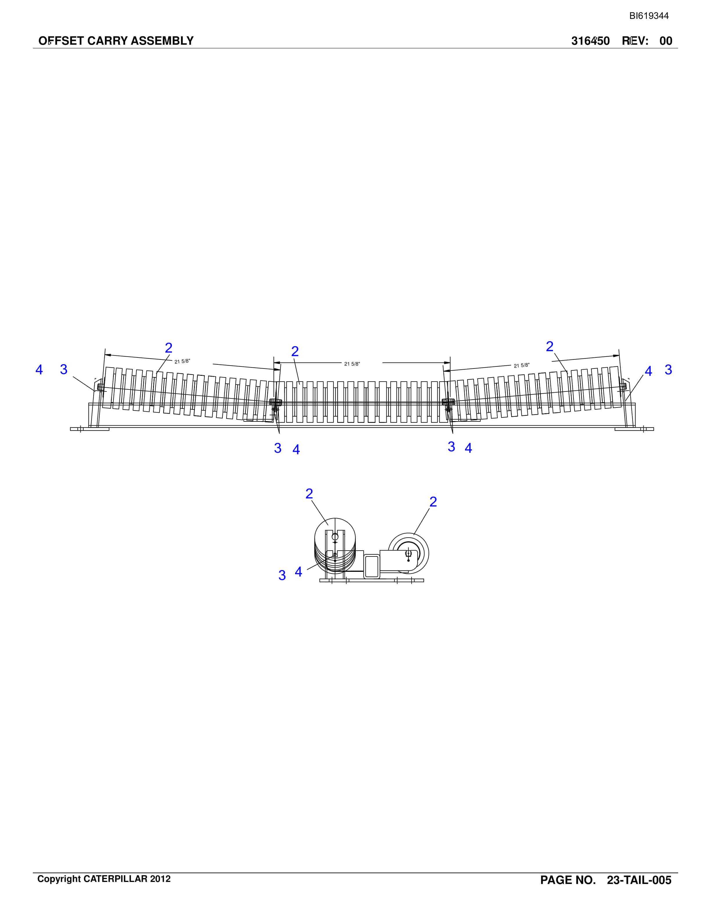 Caterpillar BC100 Belt System Parts And Service Manual BI619344-2