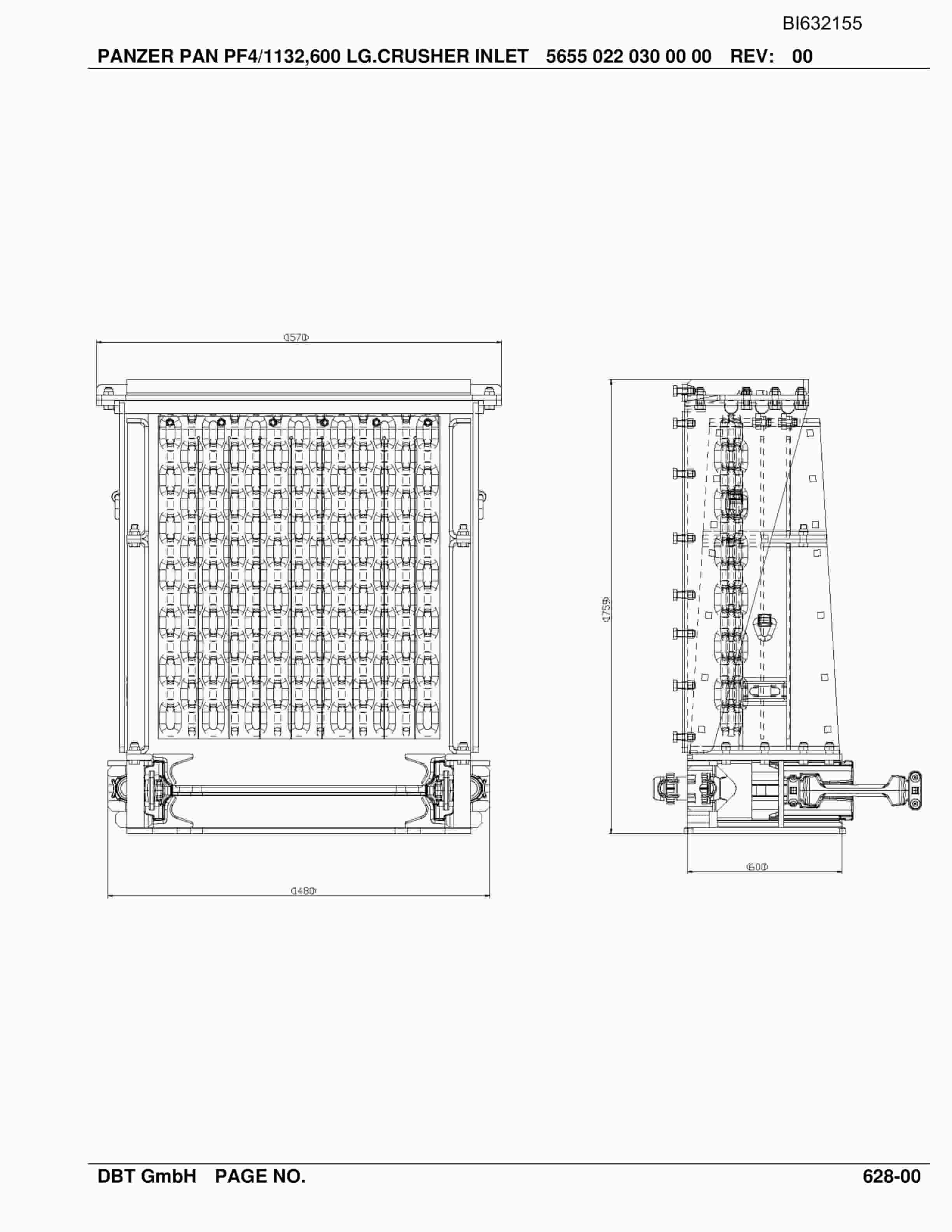 Caterpillar Beam Stage Loader KYRGAISKAJA Mine Parts Manual BI632155-5