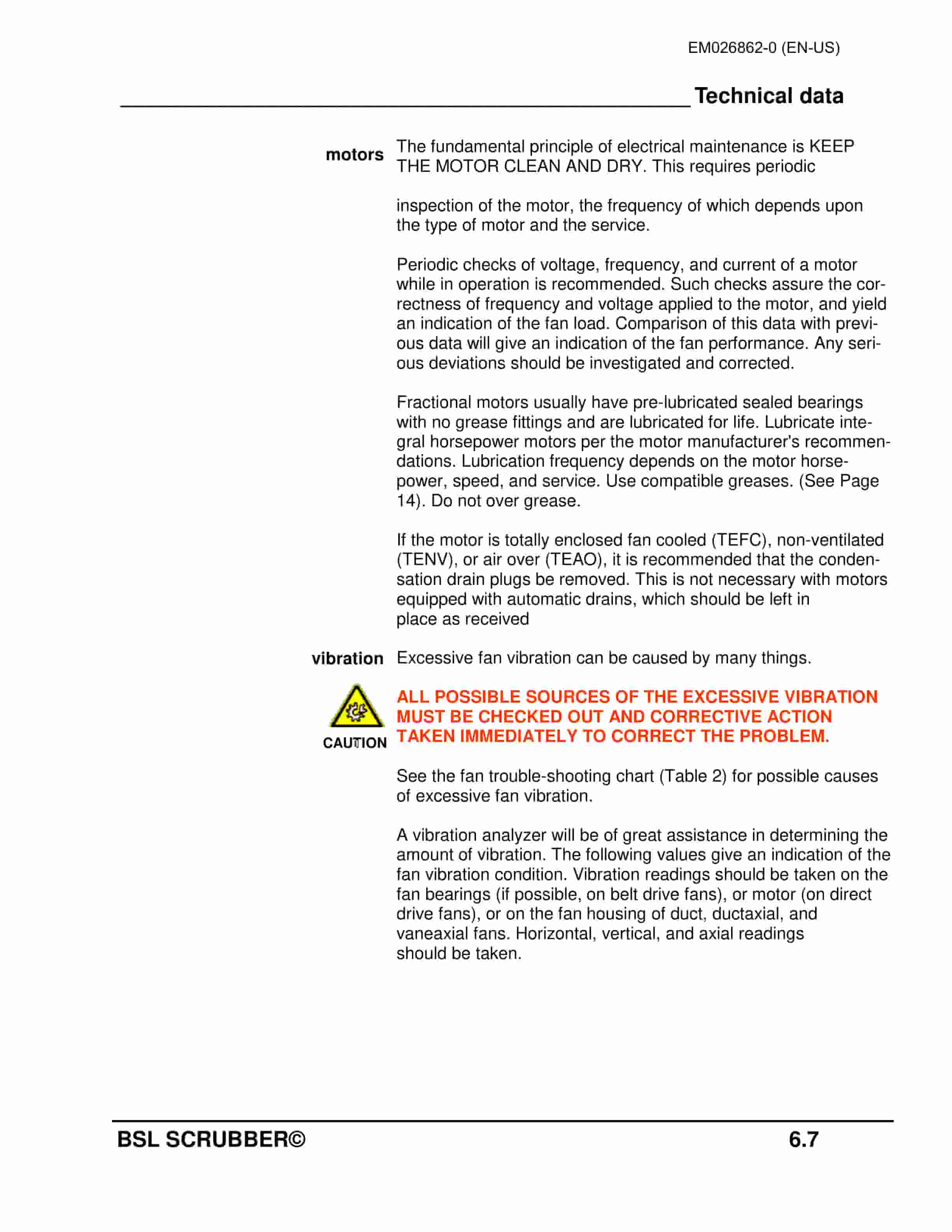 Caterpillar Beam StageLoader Scrubber Operation And Maintenance Manual EM026862-0-4