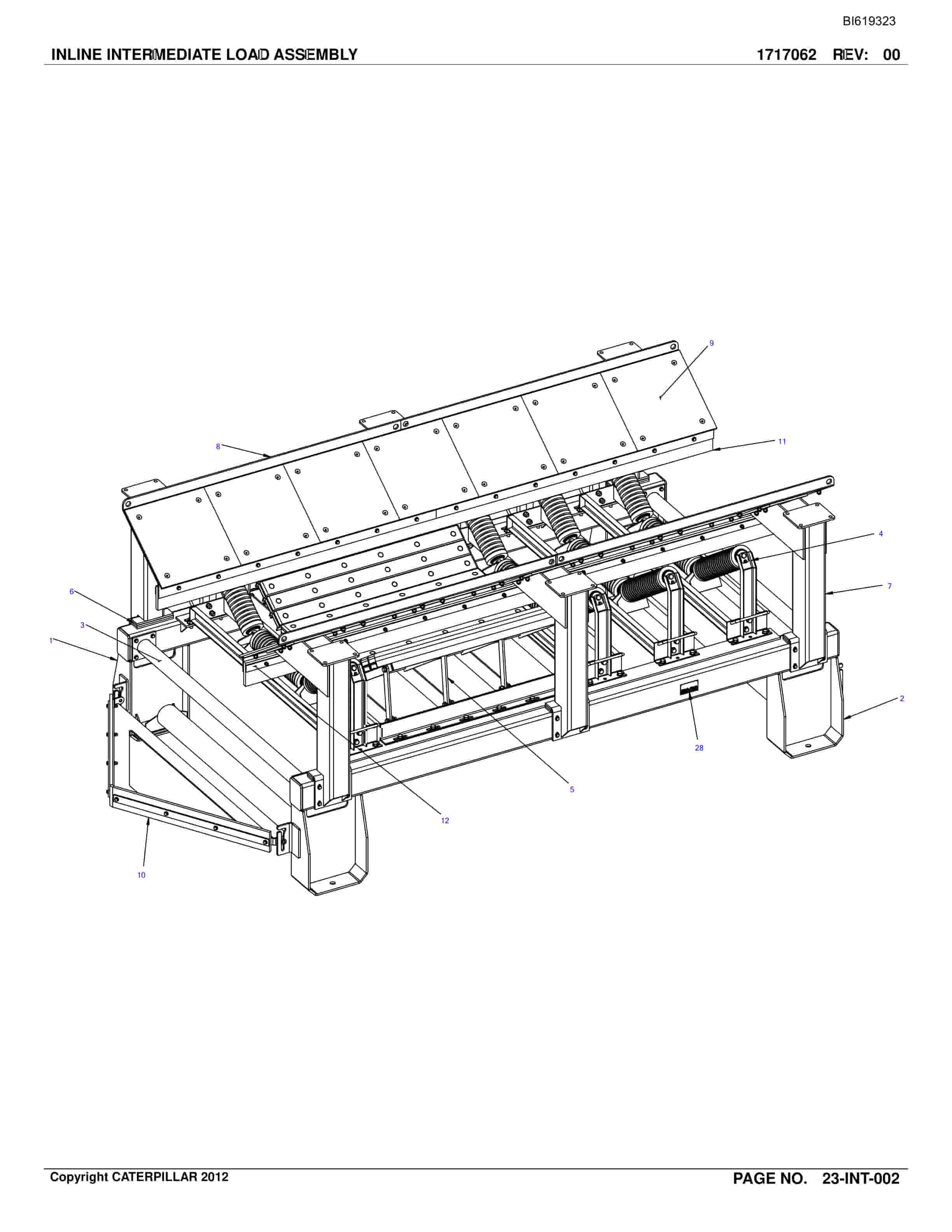 Caterpillar Belt System Parts And Service Manual BI619323-2