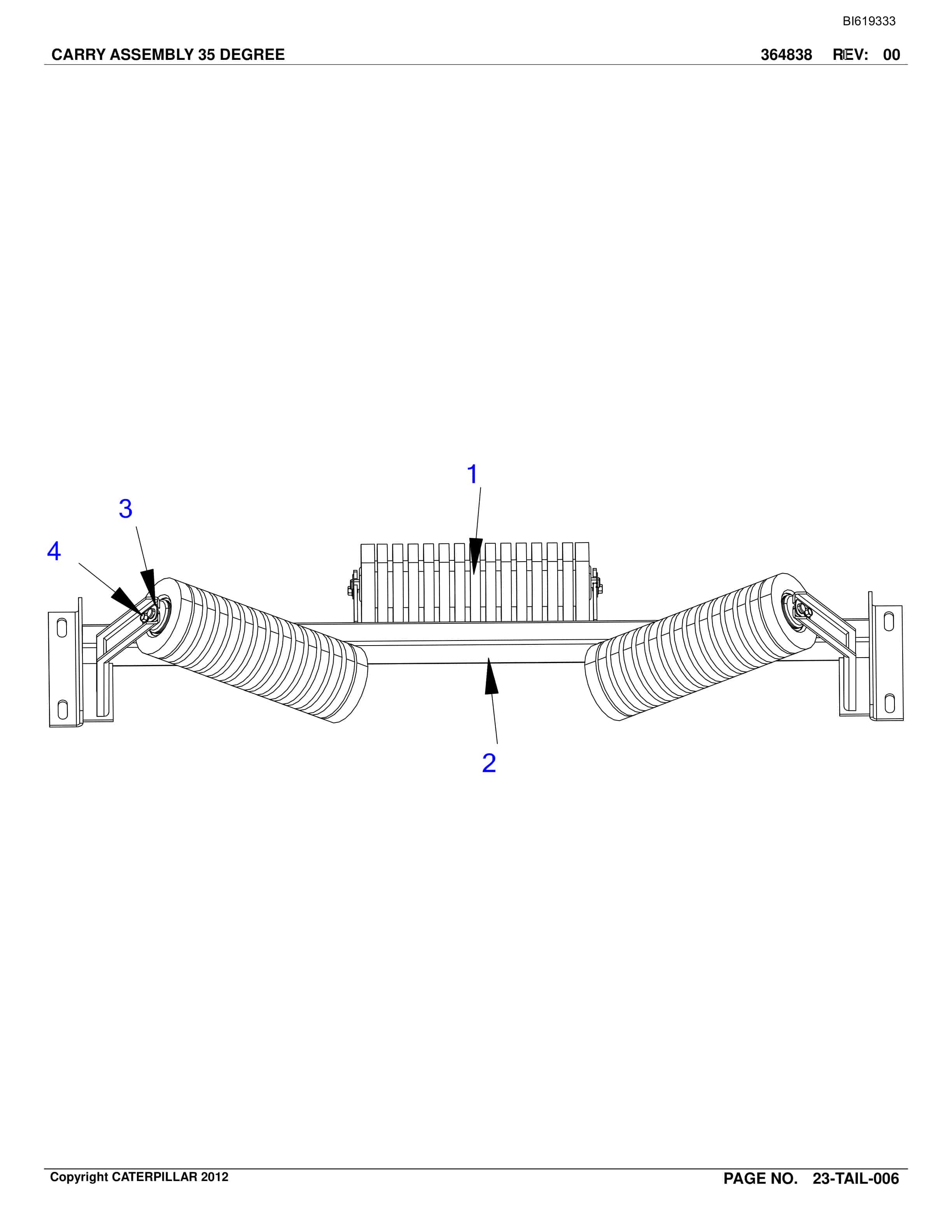 Caterpillar Belt System Parts And Service Manual BI619333-2