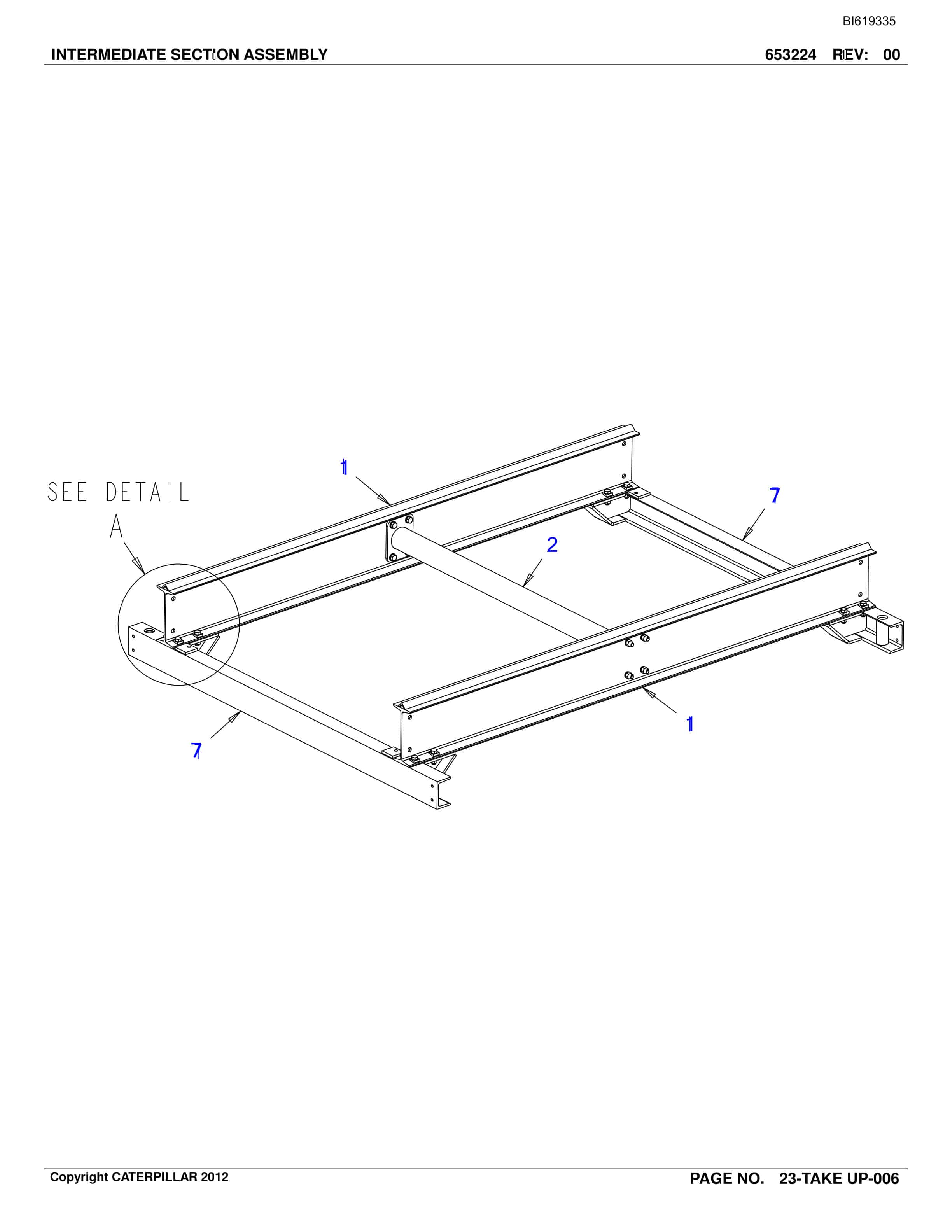 Caterpillar Belt System Parts And Service Manual BI619335-5