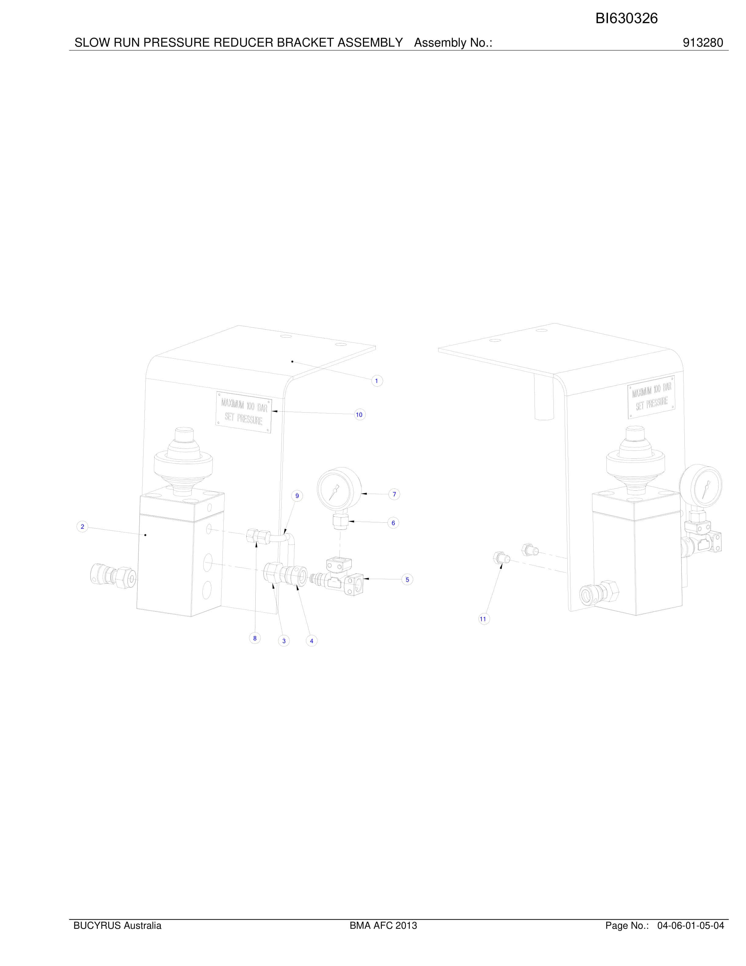 Caterpillar BMA AFC 2013 Parts Manual BI630326-3