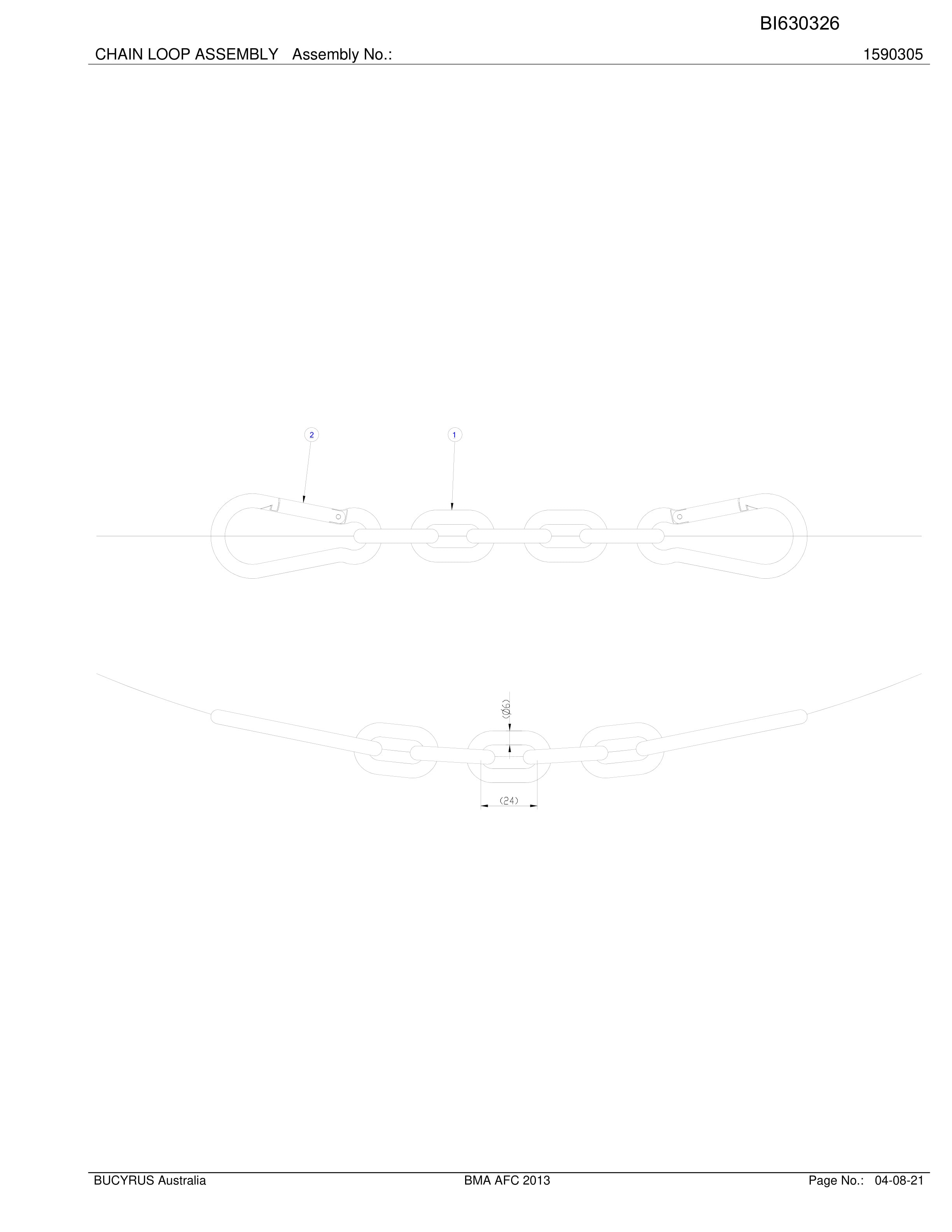 Caterpillar BMA AFC 2013 Parts Manual BI630326-4