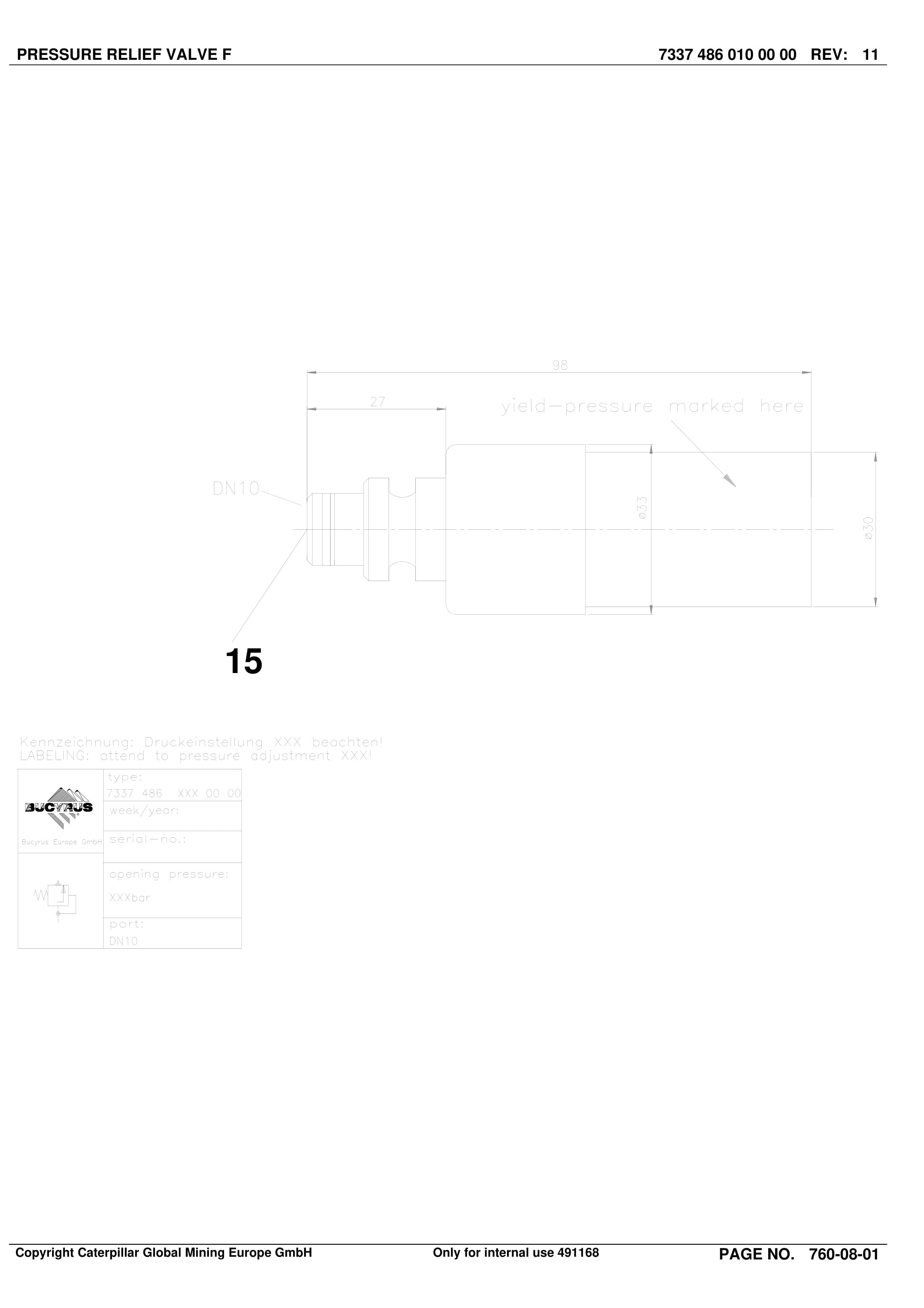 Caterpillar BSL Parts Manual BI001725-3