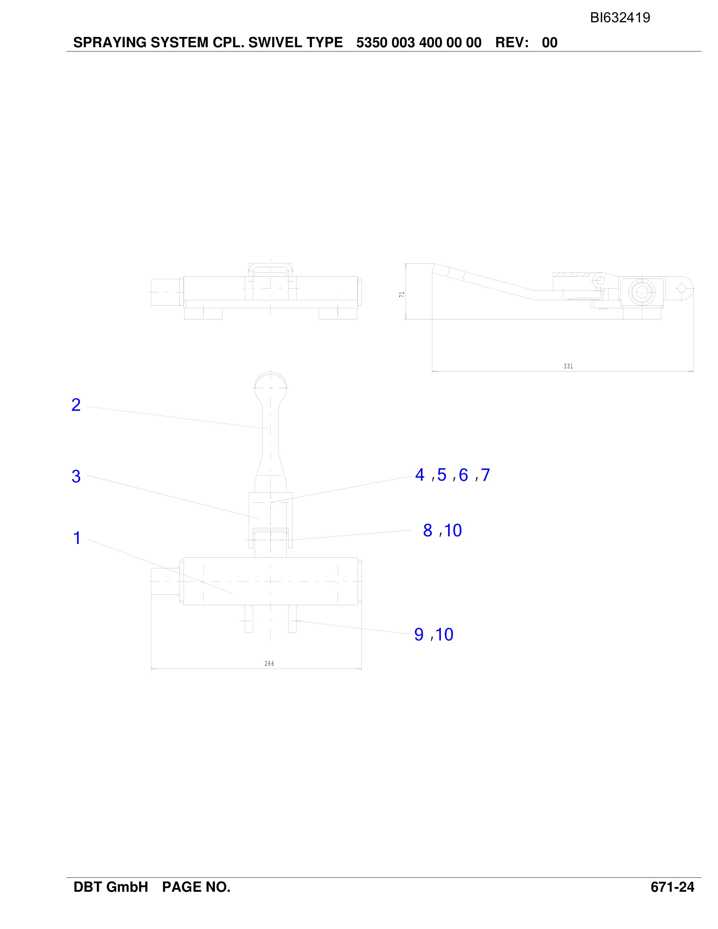 Caterpillar BSL PF 4-1332 SHENHUA-YUJIALIANG II Parts Manual BI632419-5
