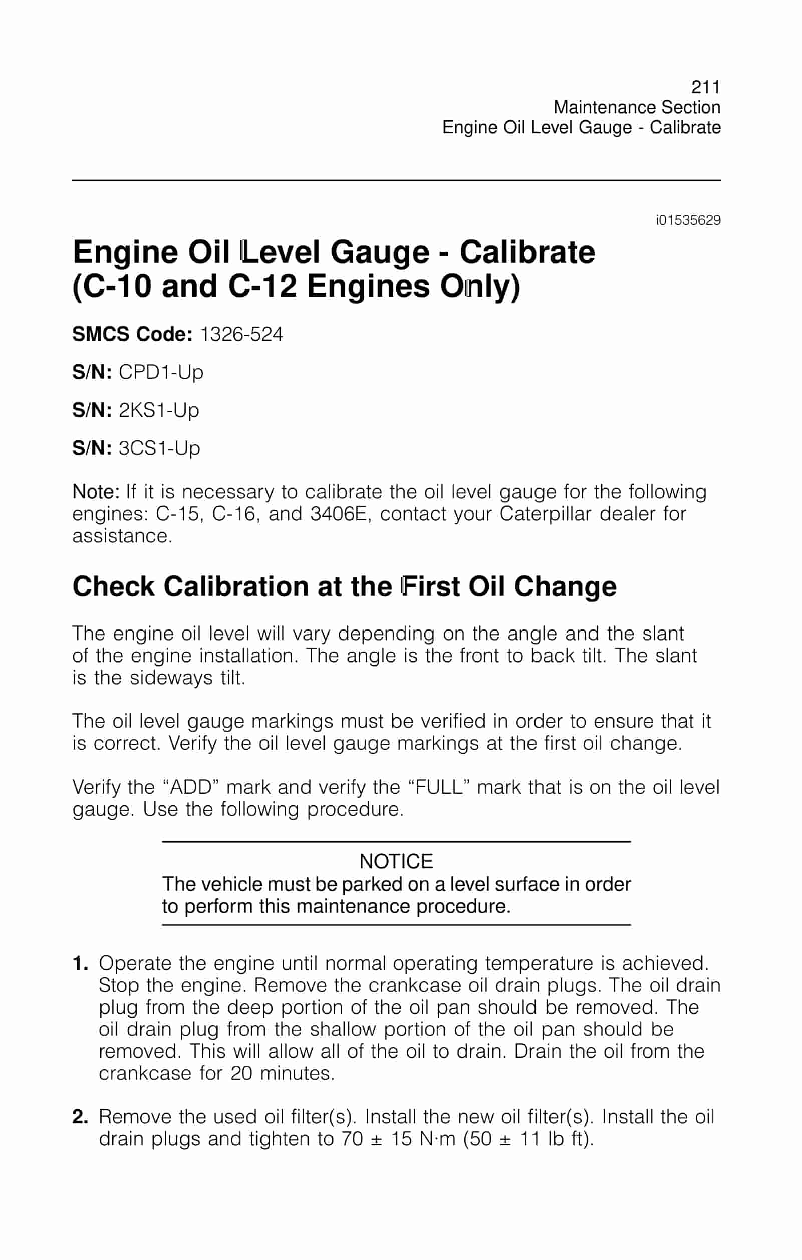 Caterpillar C-10, C-12, 3406E, C-15, C-16 Truck Engines Operation And Maintenance Manual SEBU7186-04-4