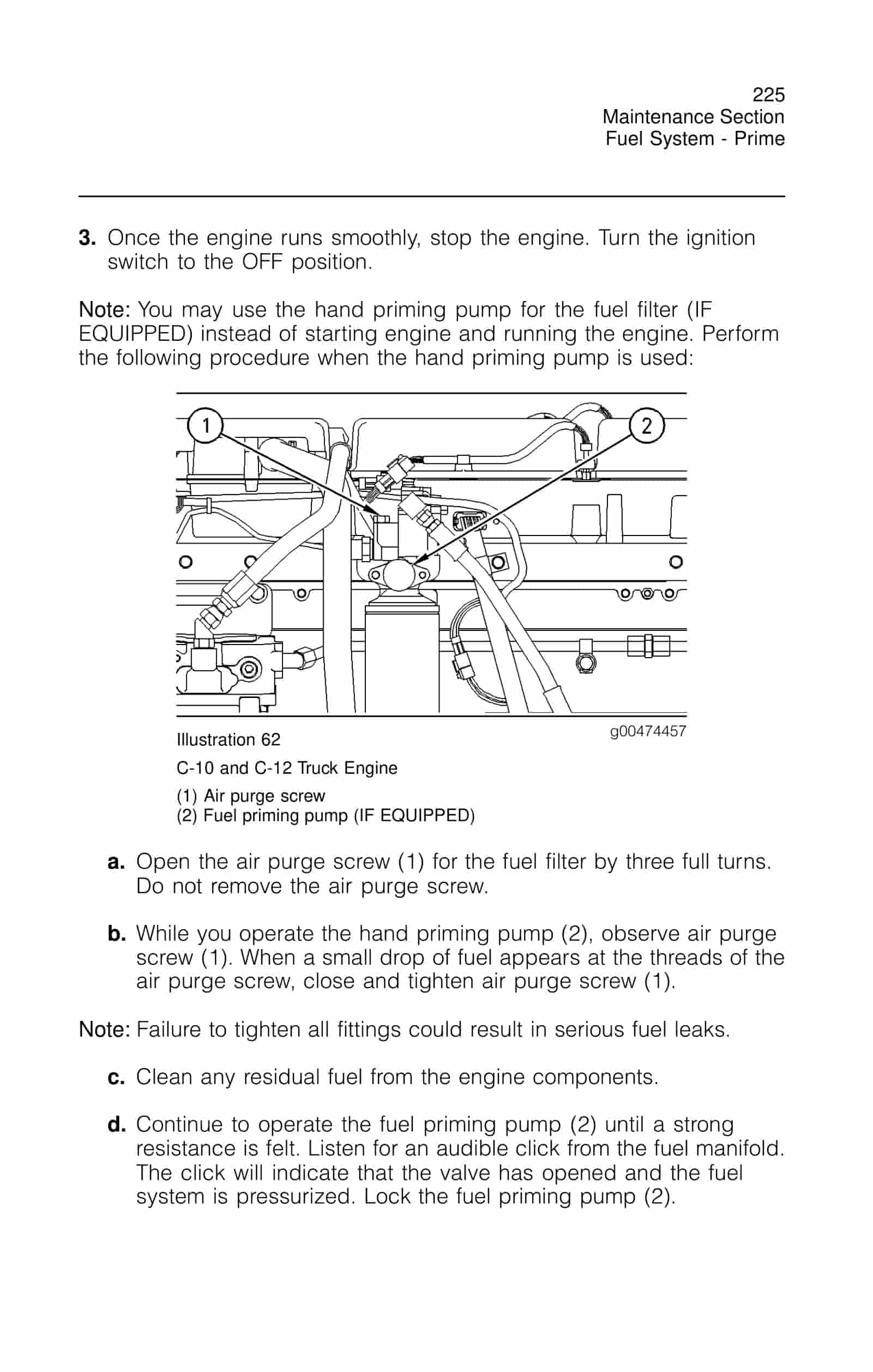 Caterpillar C-10, C-12, 3406E, C-15, C-16 Truck Engines Operation And Maintenance Manual SEBU7186-04-5