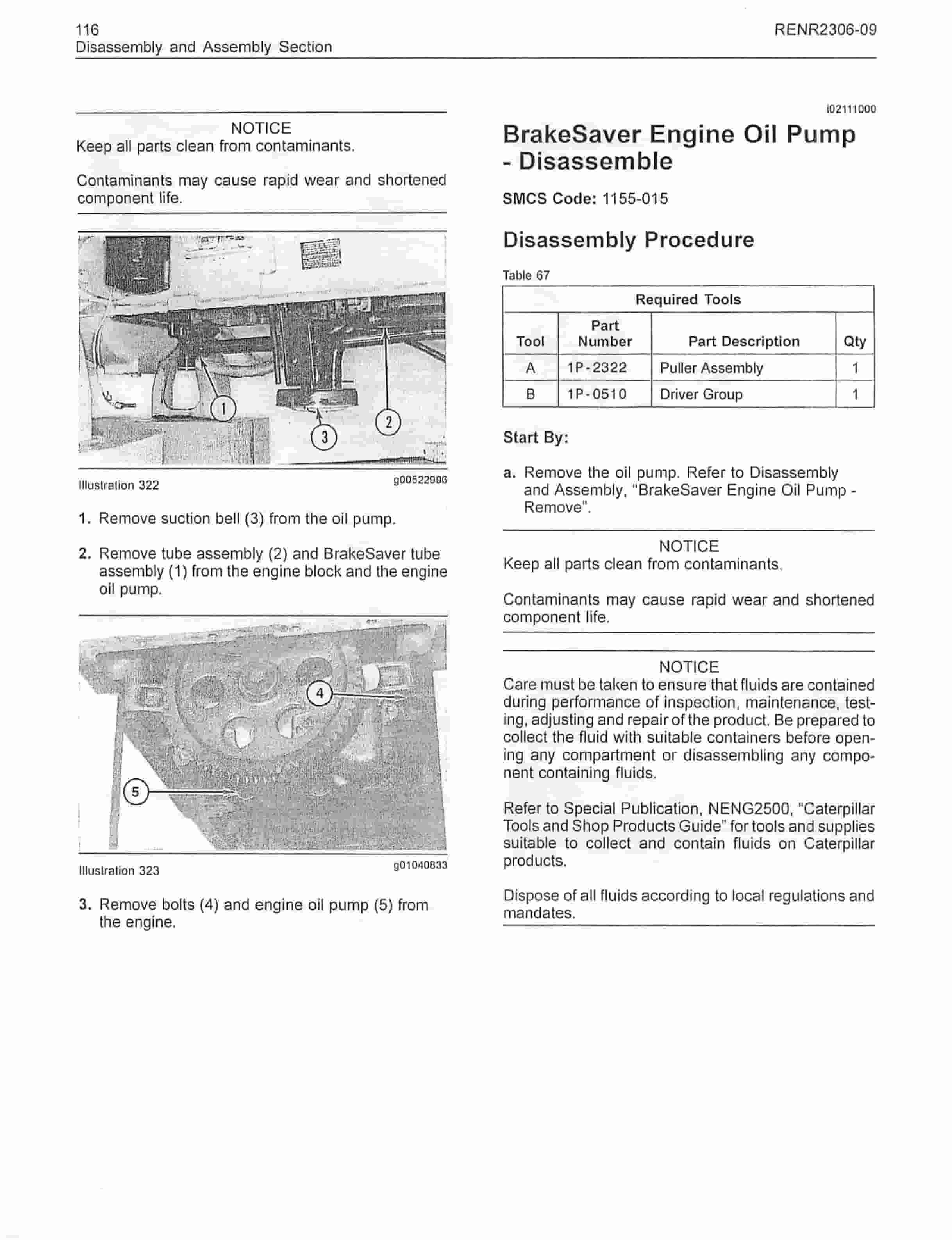 Caterpillar C-15, C-16, C-18 On-Highway Engines Dissassembly And Assembly Manual RENR2306-09-5