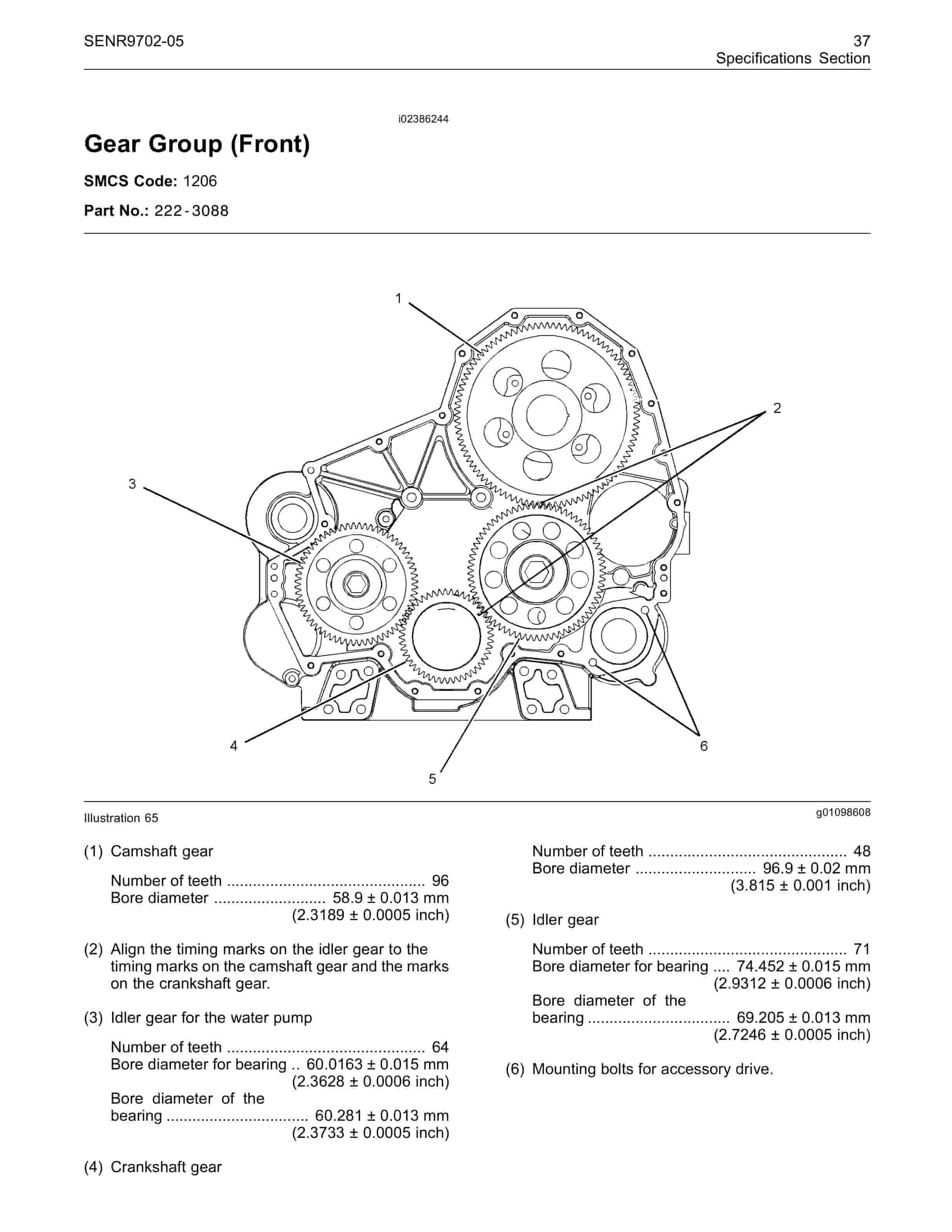 Caterpillar C11, C13 On-Highway Engines Specifications SENR9702-05-4