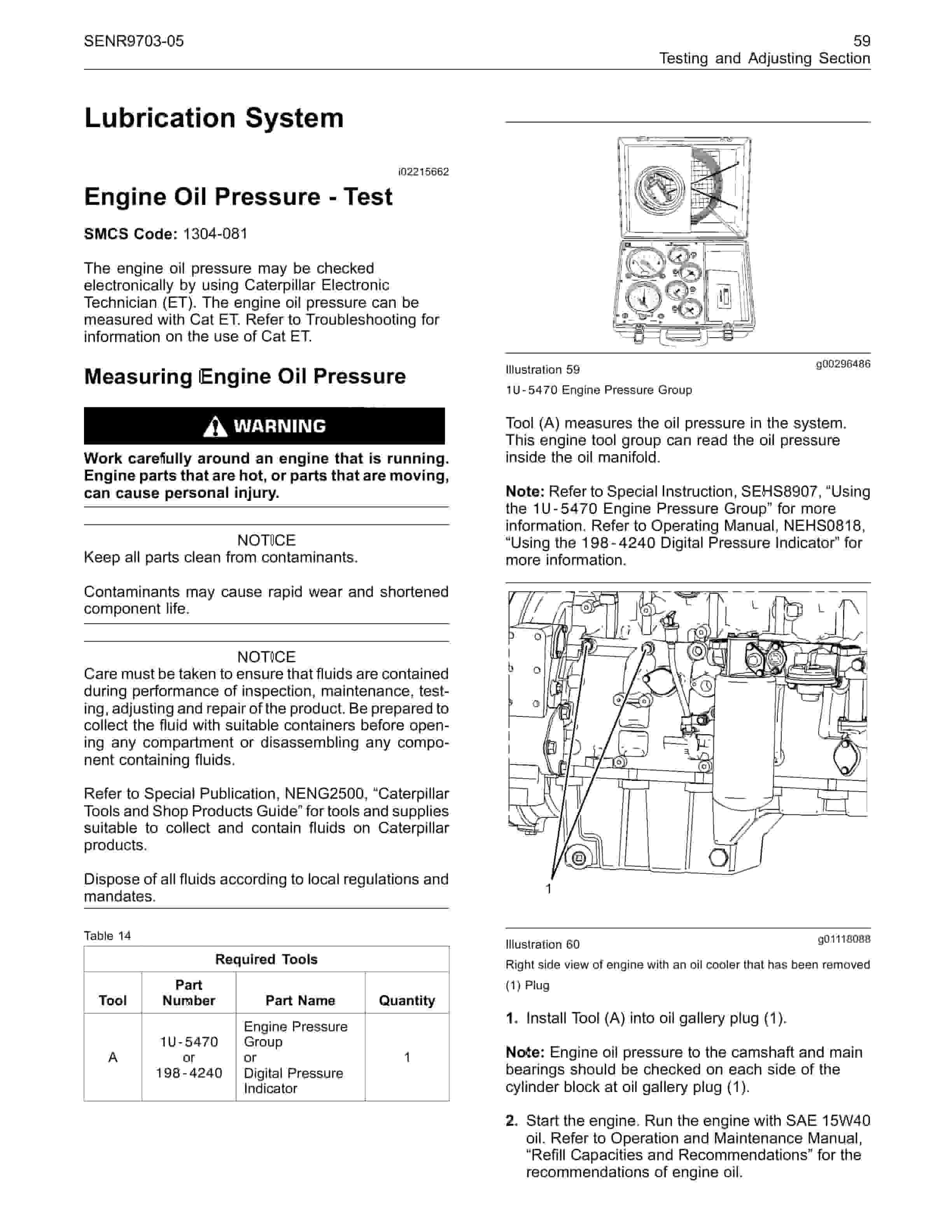 Caterpillar C11, C13 On-Highway Engines Systems Operation Testing And Adjusting SENR9703-05-3