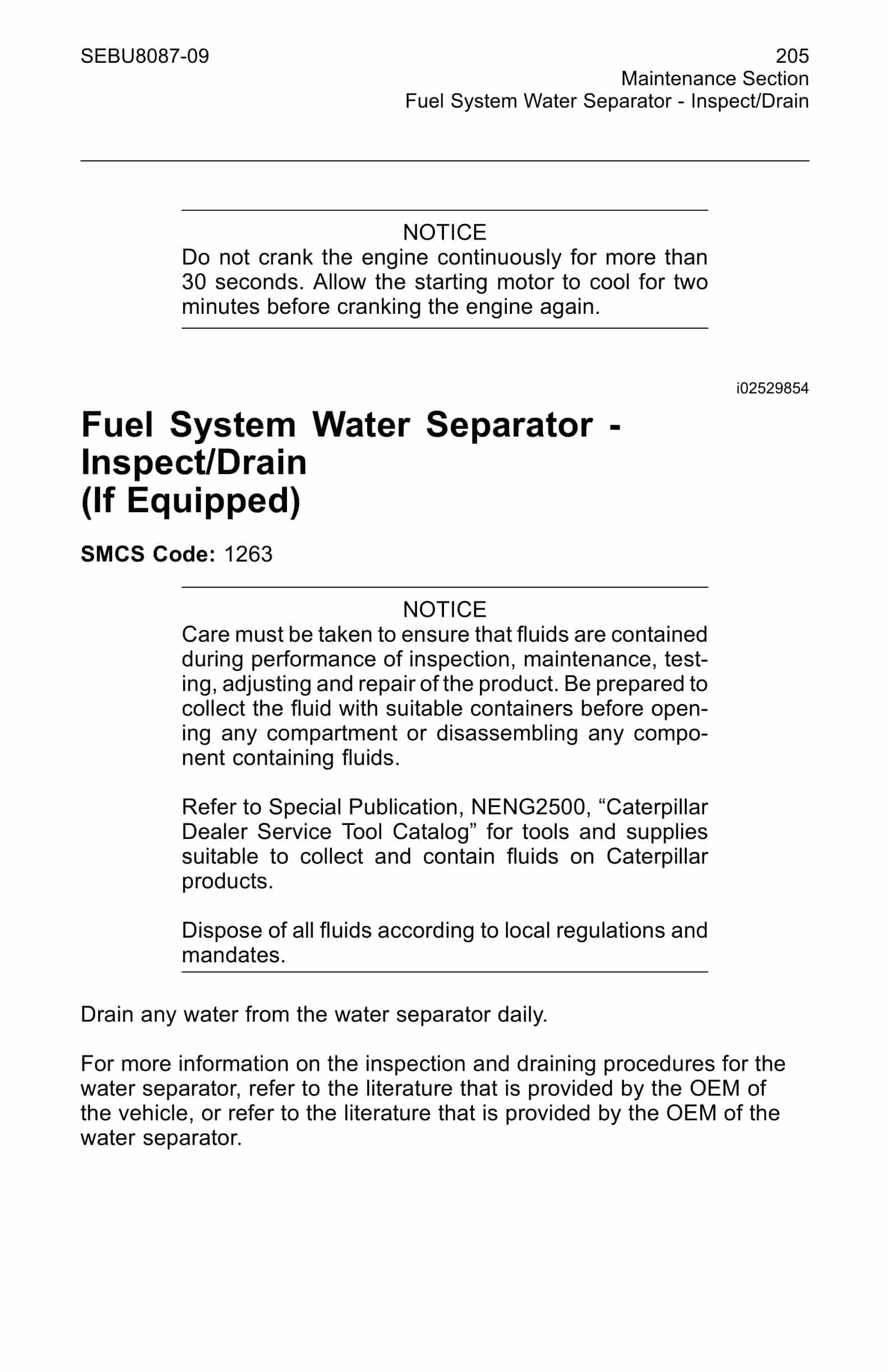 Caterpillar C13, C15 On-Highway Engines Operation And Maintenance Manual SEBU8087-09-5